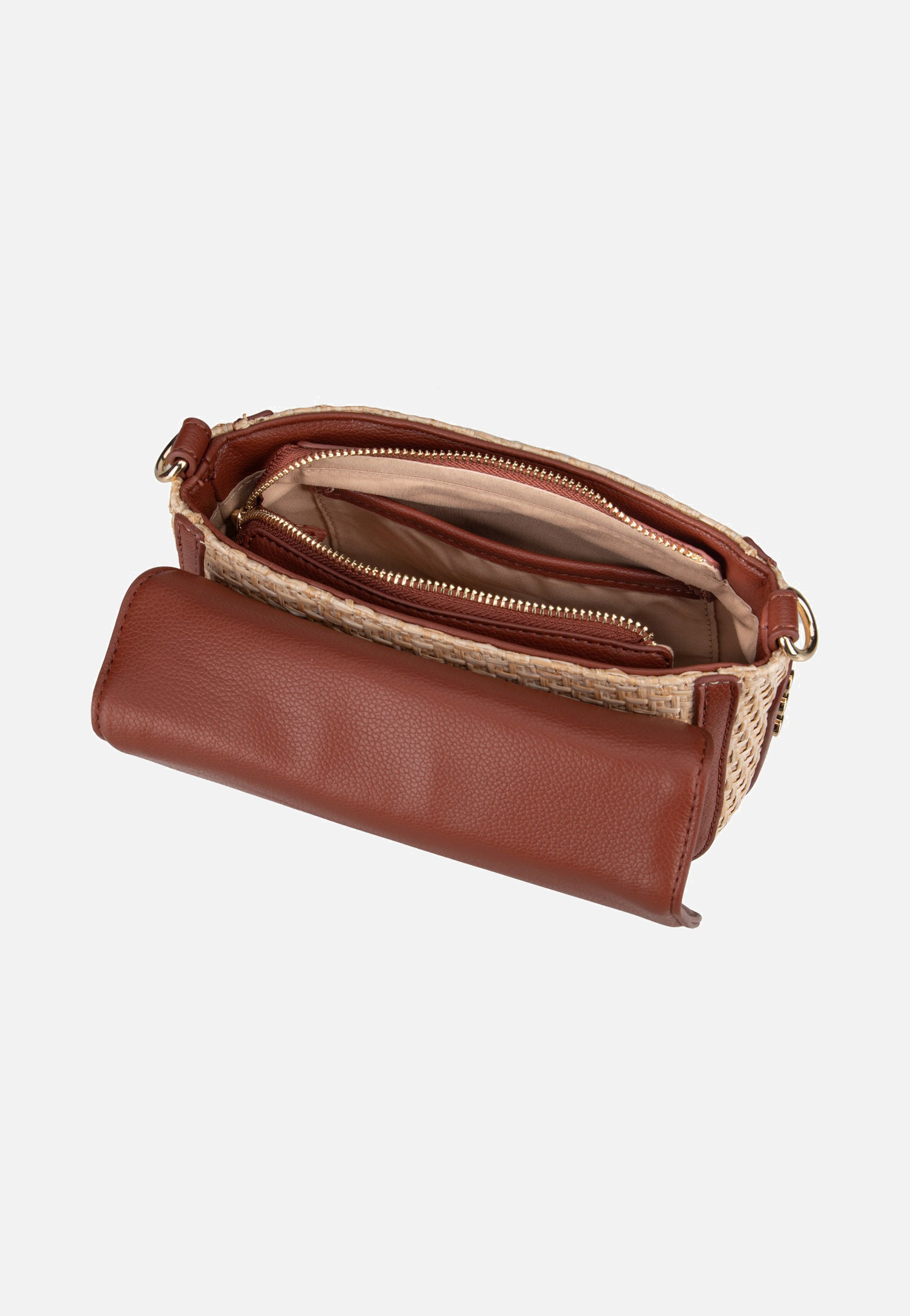 Valentino Demetra 909 Naturale/Cuoio Shoulder Bag