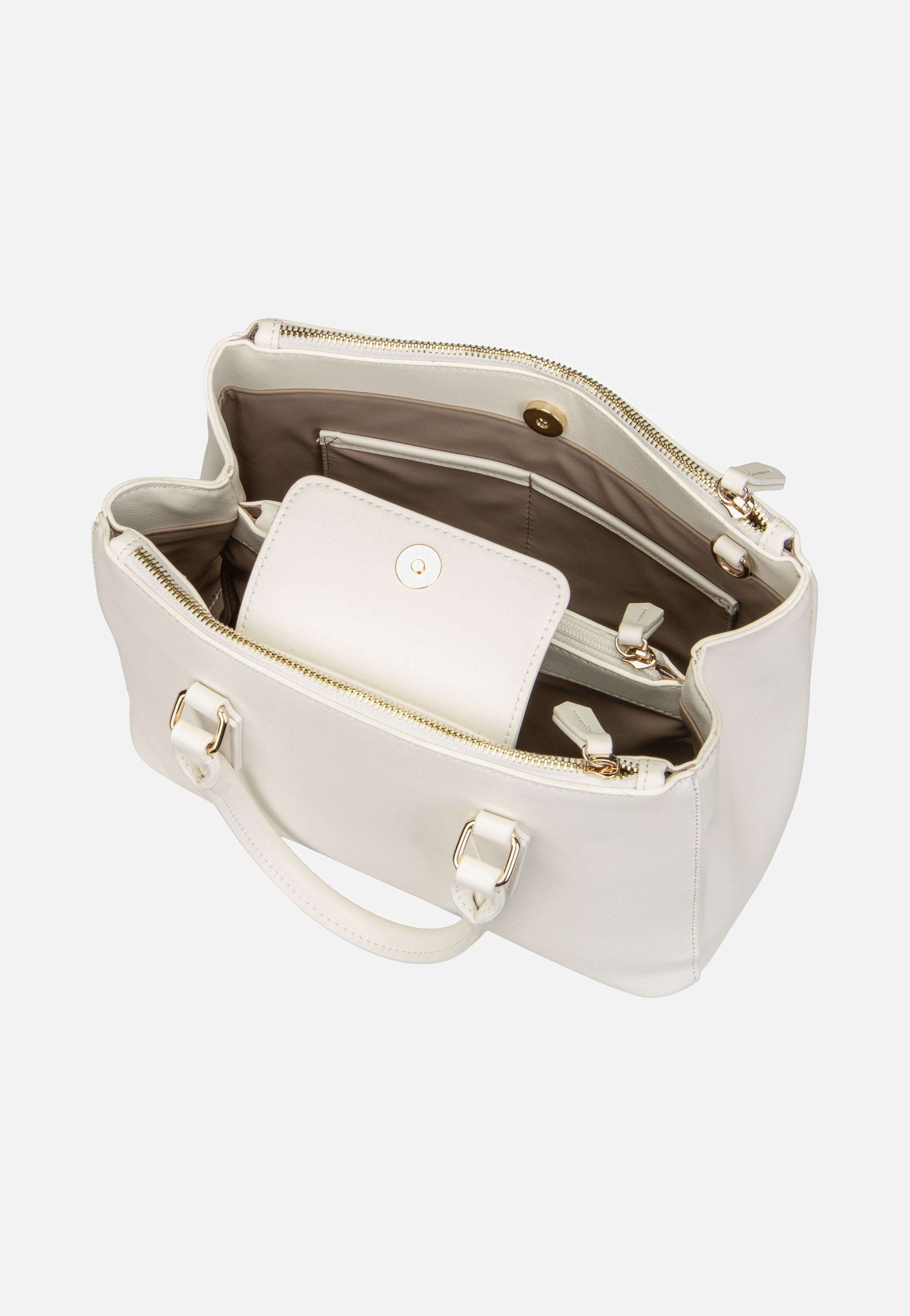 Valentino - Zero Re Shopping 302 Bianco - Satchel | Neutral-Image