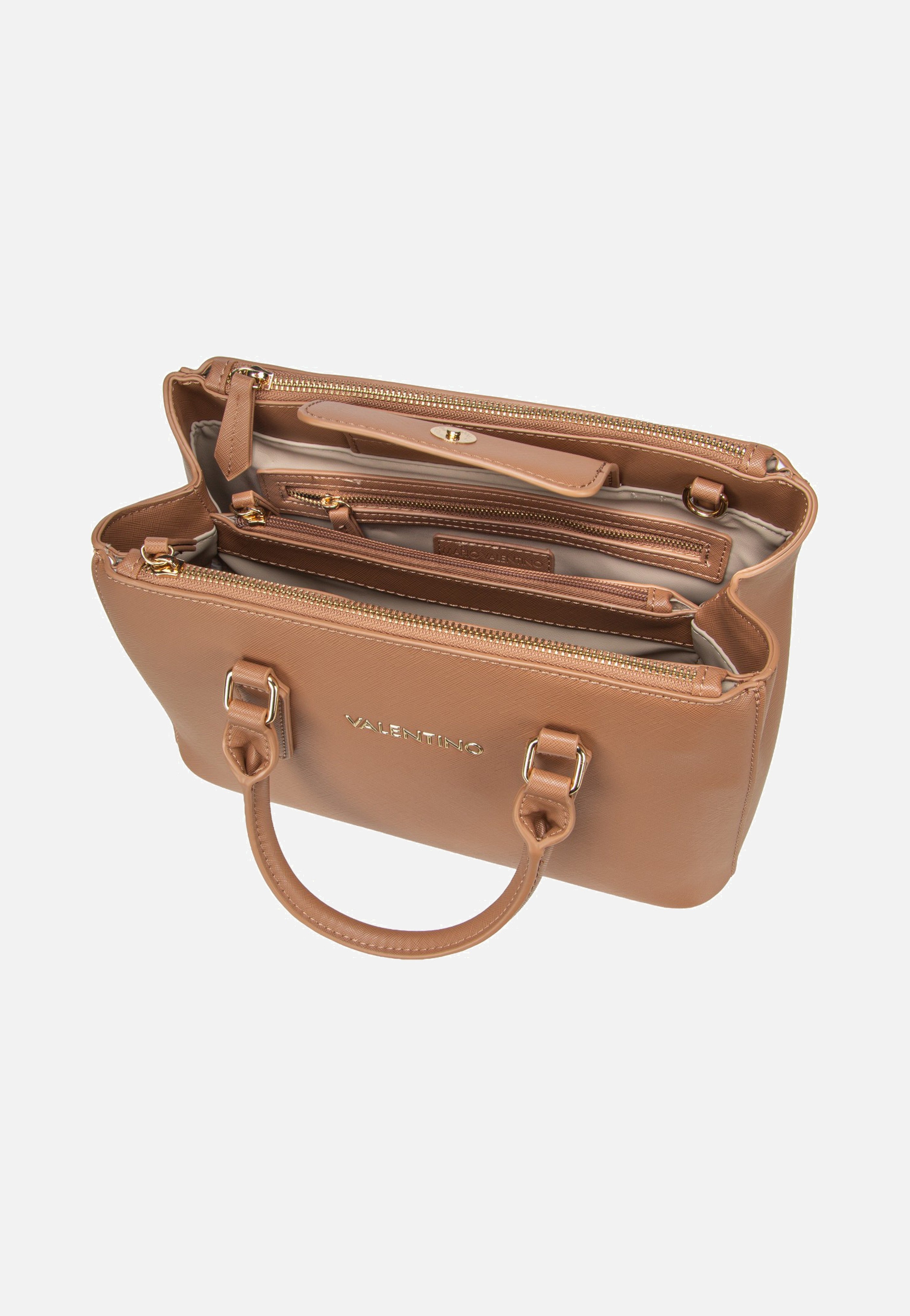 Valentino Zero Re Shopping 302 Cuoio Satchel