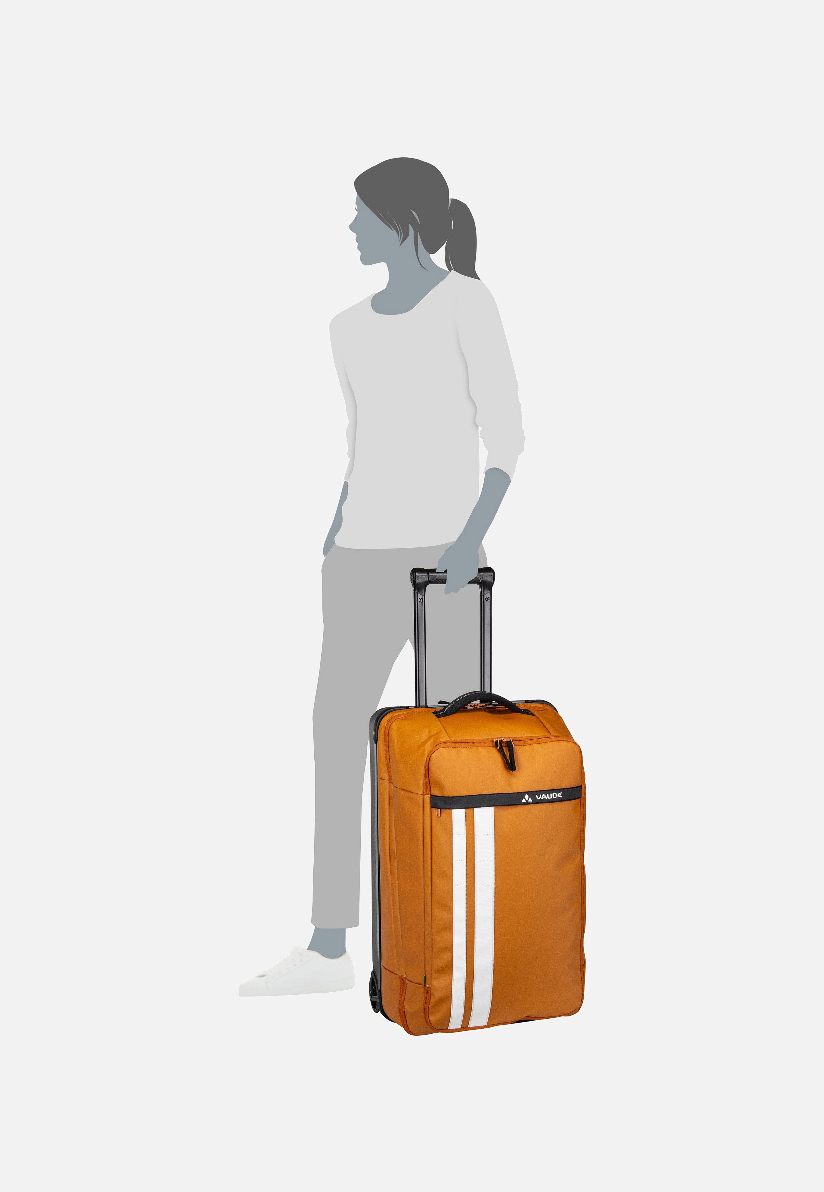 Vaude Takutea 65 Silt Brown Suitcase