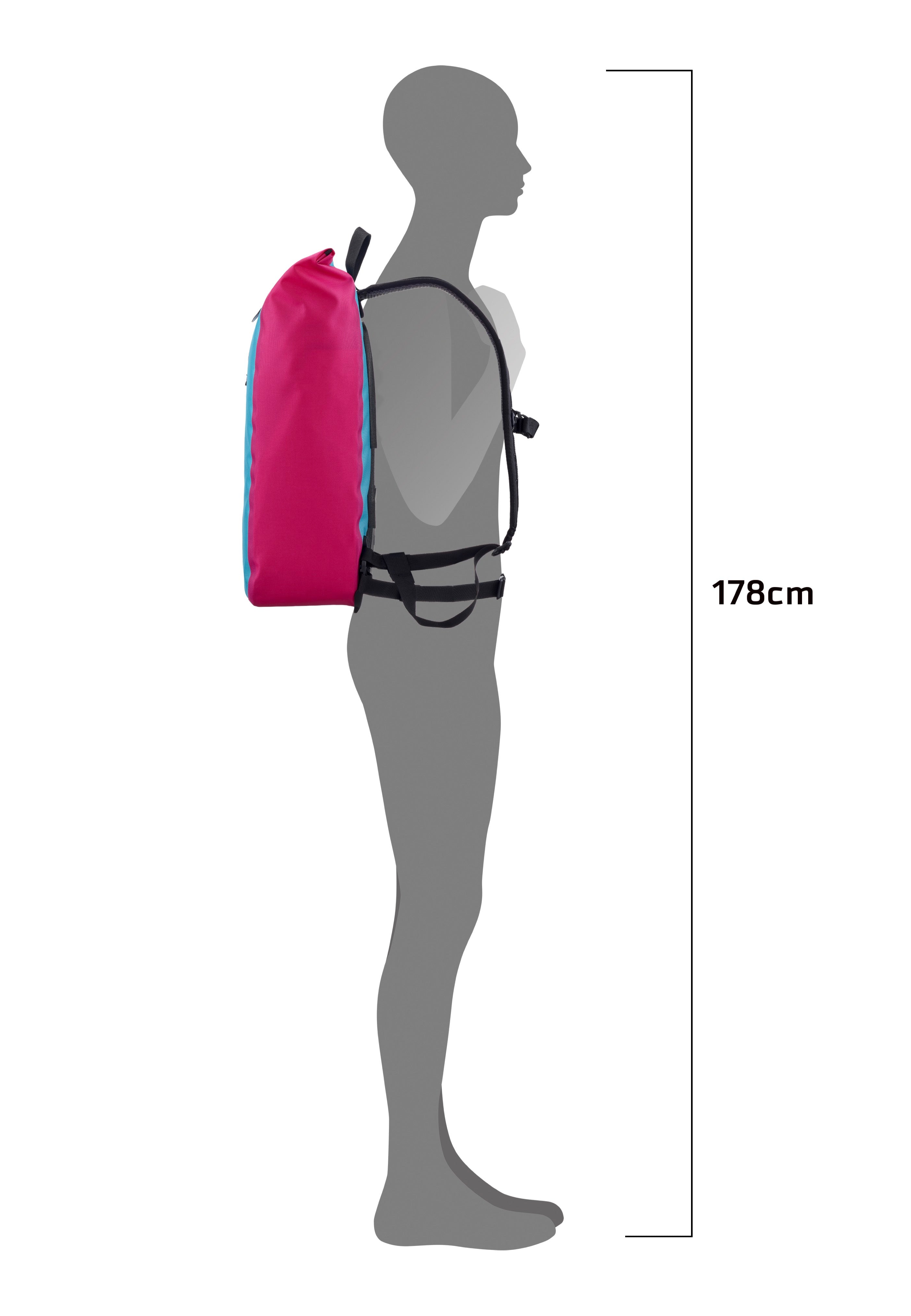 ORTLIEB Velocity Lite Cyber 23L Cyber Blue/Pink Travel Backpack