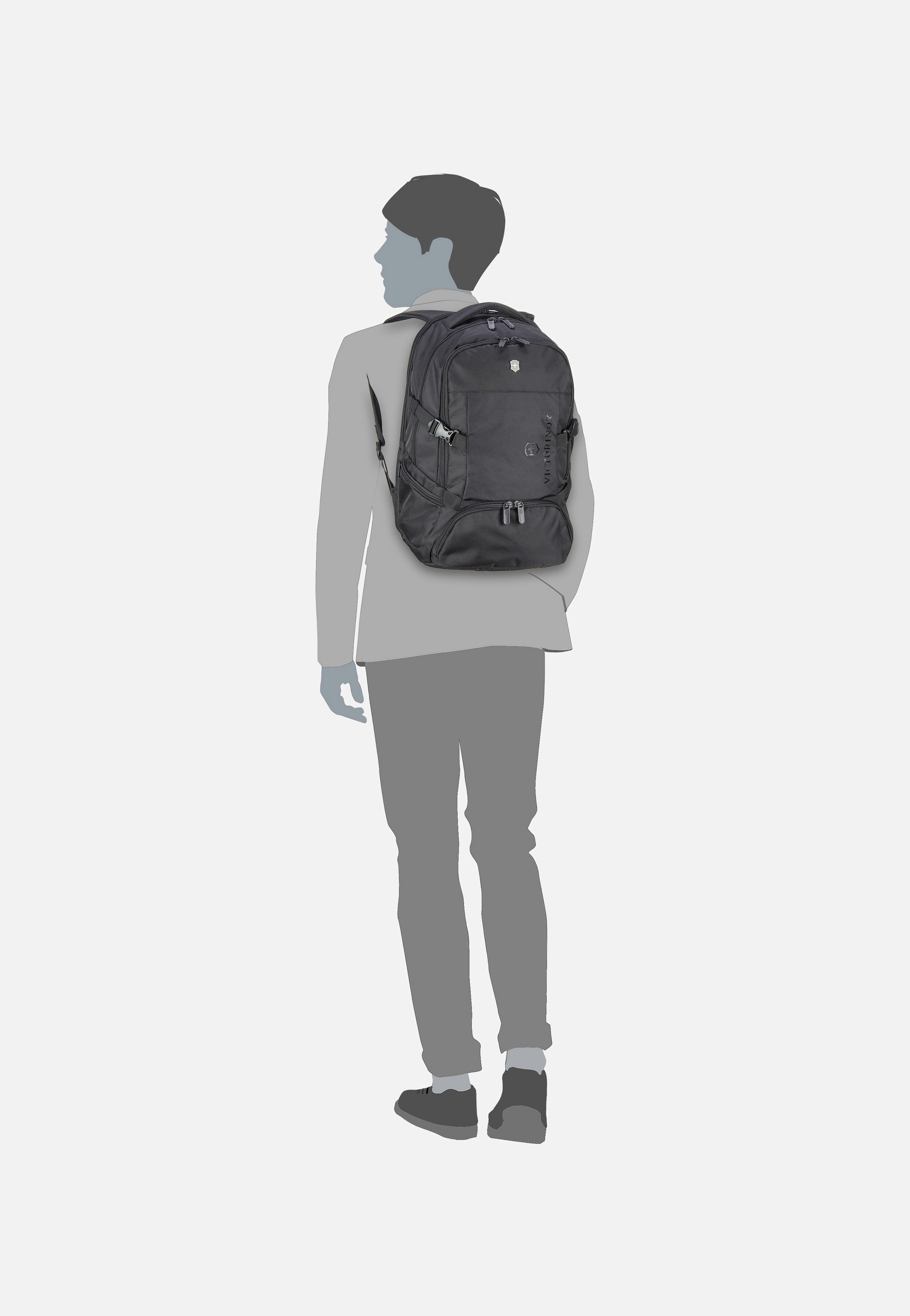 Victorinox Vx Sport EVO Deluxe Backpack Black/Black - Backpack | Sakoi