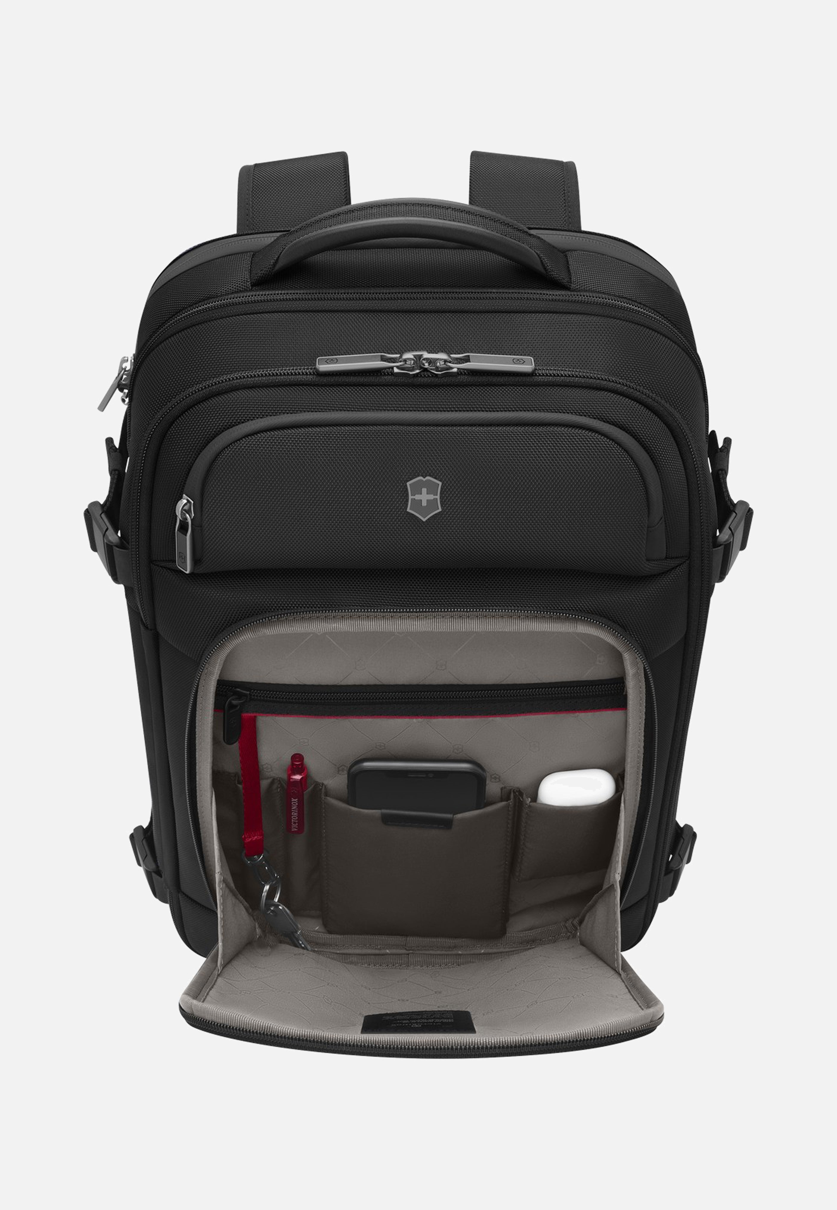 Victorinox Werks Traveler 7.0 Boarding Bag Black Travel Backpack