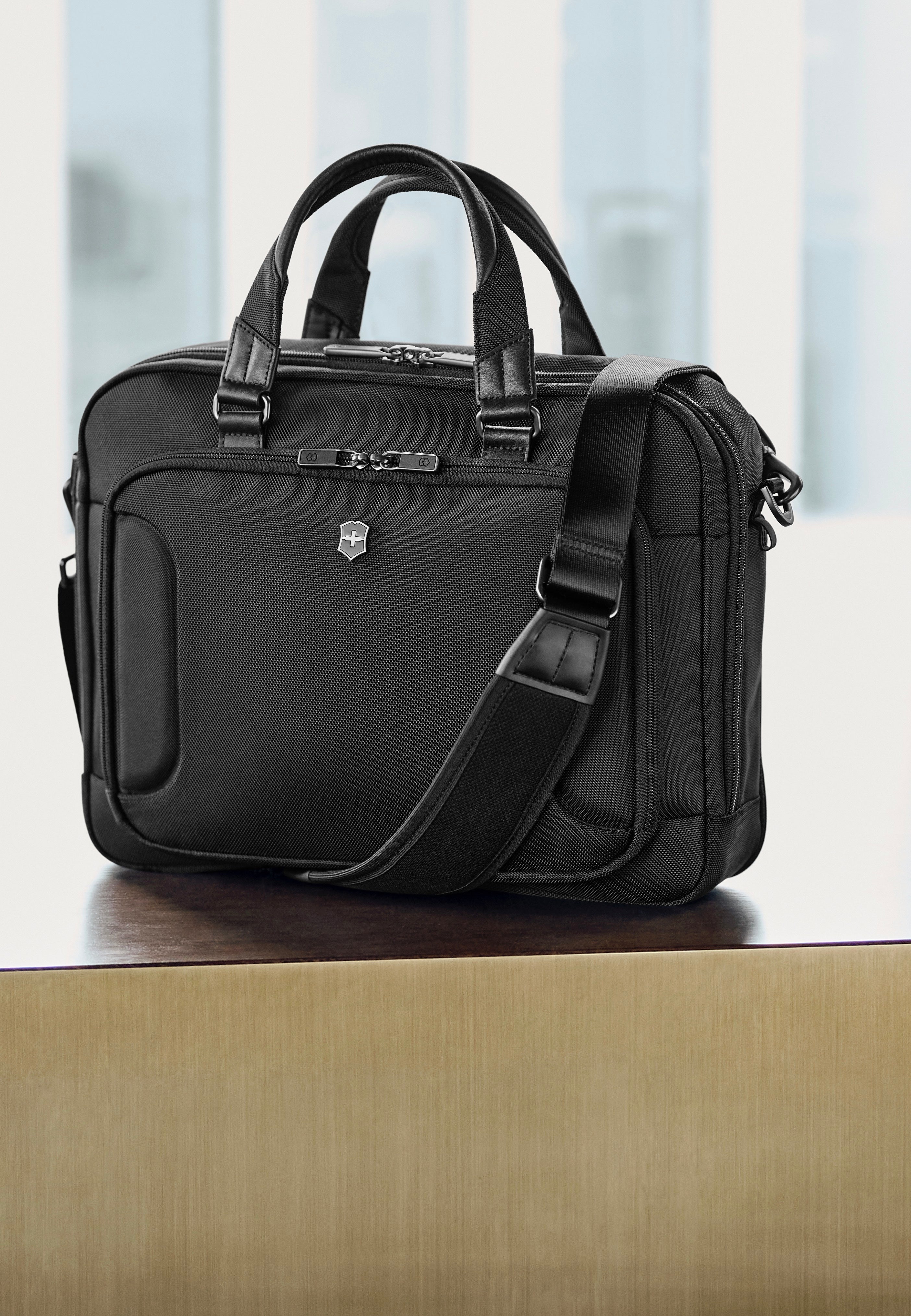 Victorinox Werks Traveler 7.0 Compact Black Briefcase