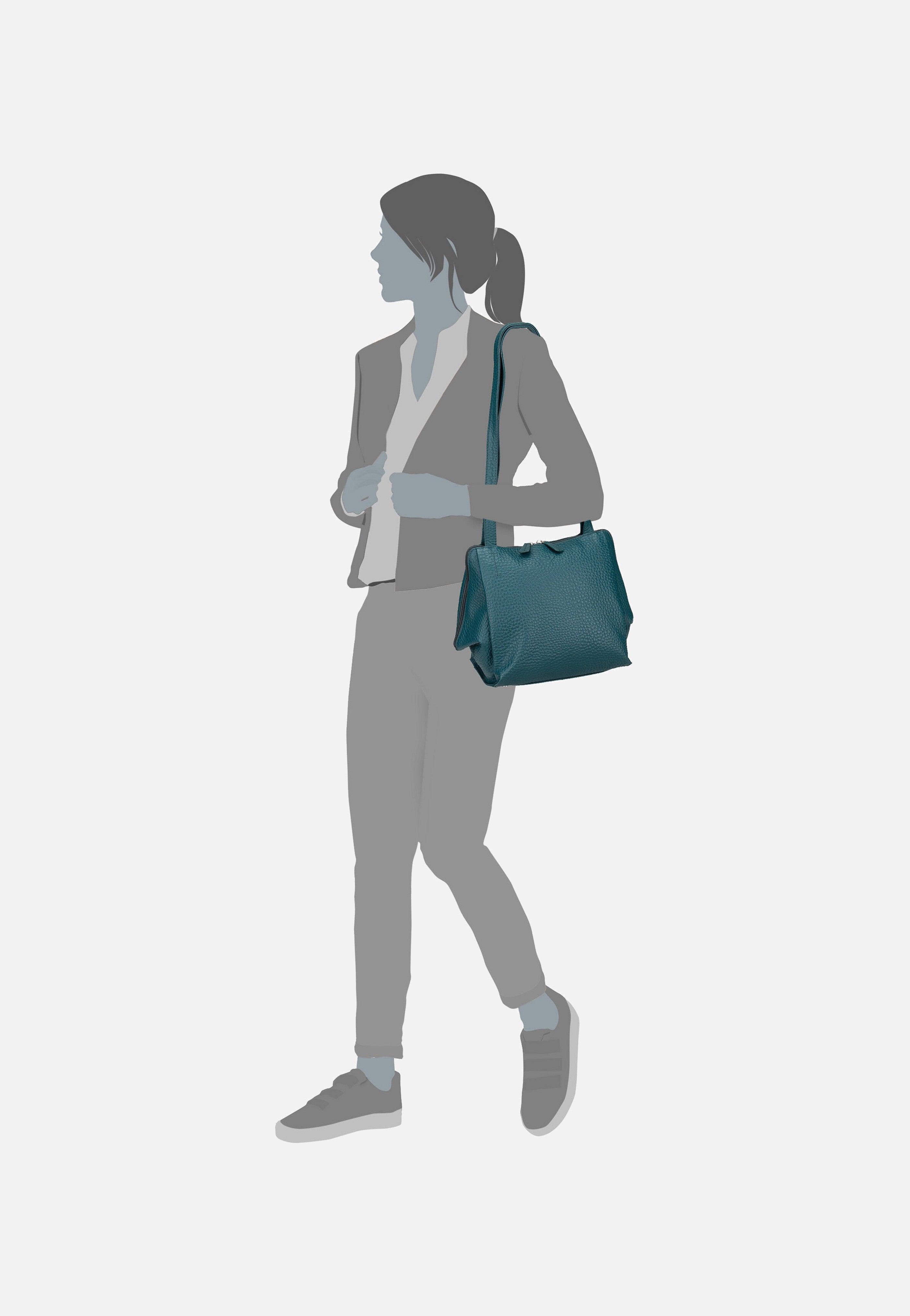 Voi - Frederike 22162 Petrol - Shoulder Bag | Women-Image