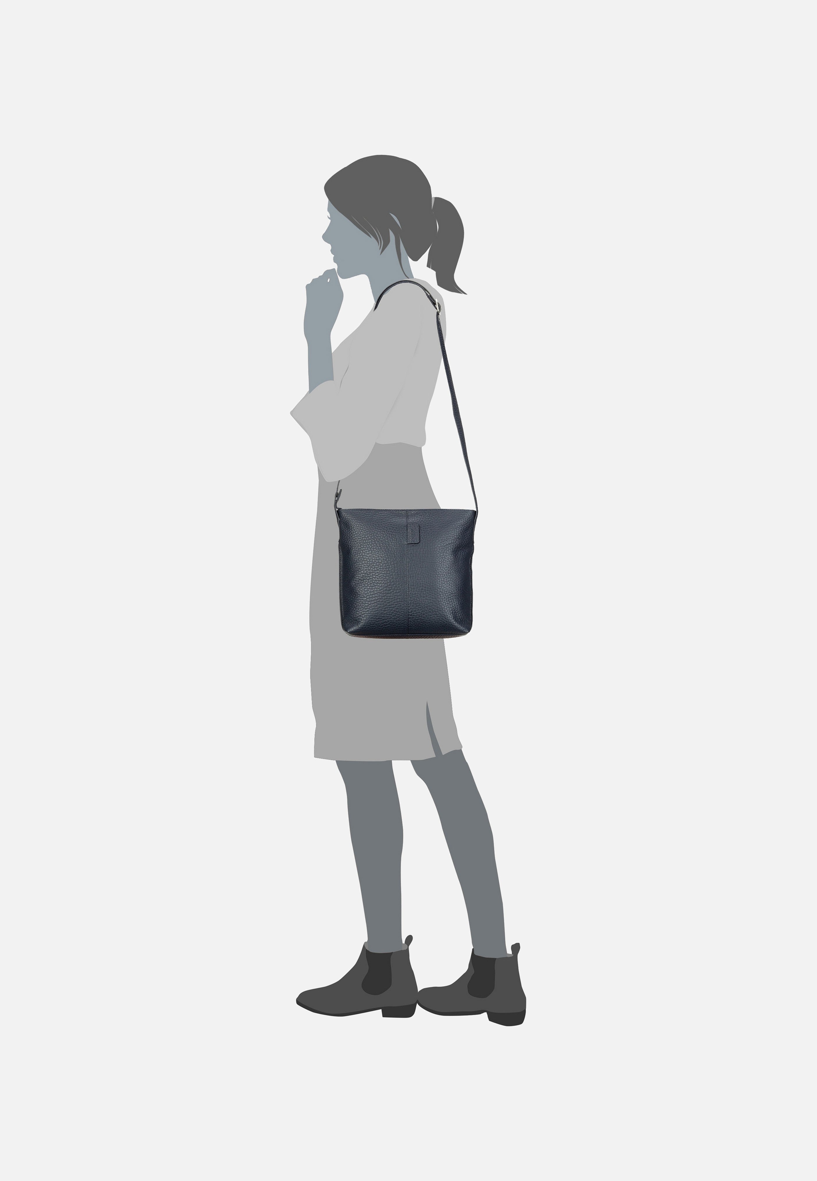 Voi - Hirsch 22096 Blau - Pouch Bag | Women-Image