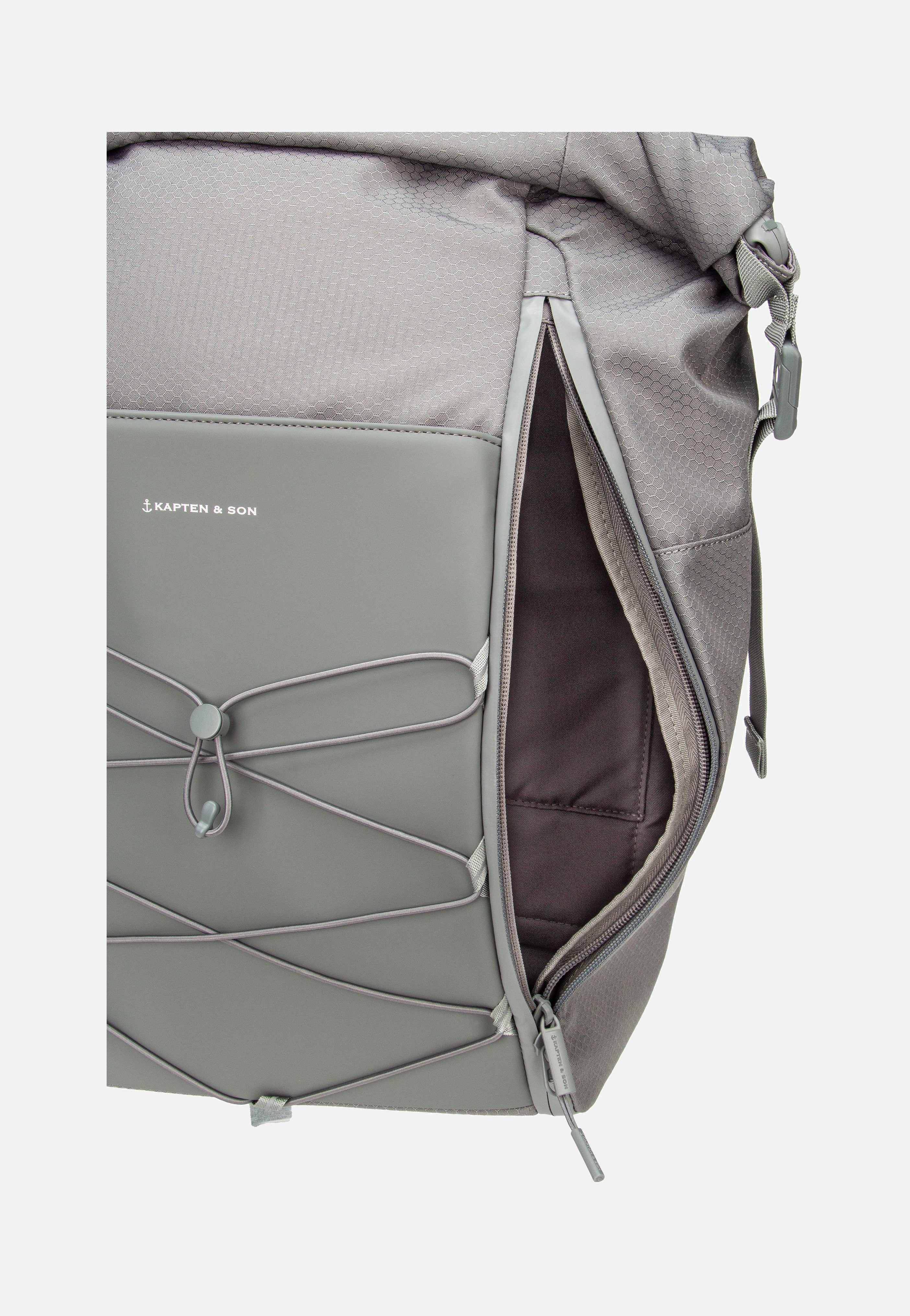 Kapten & Son Yoho Stone Grey Sac à dos à enroulement