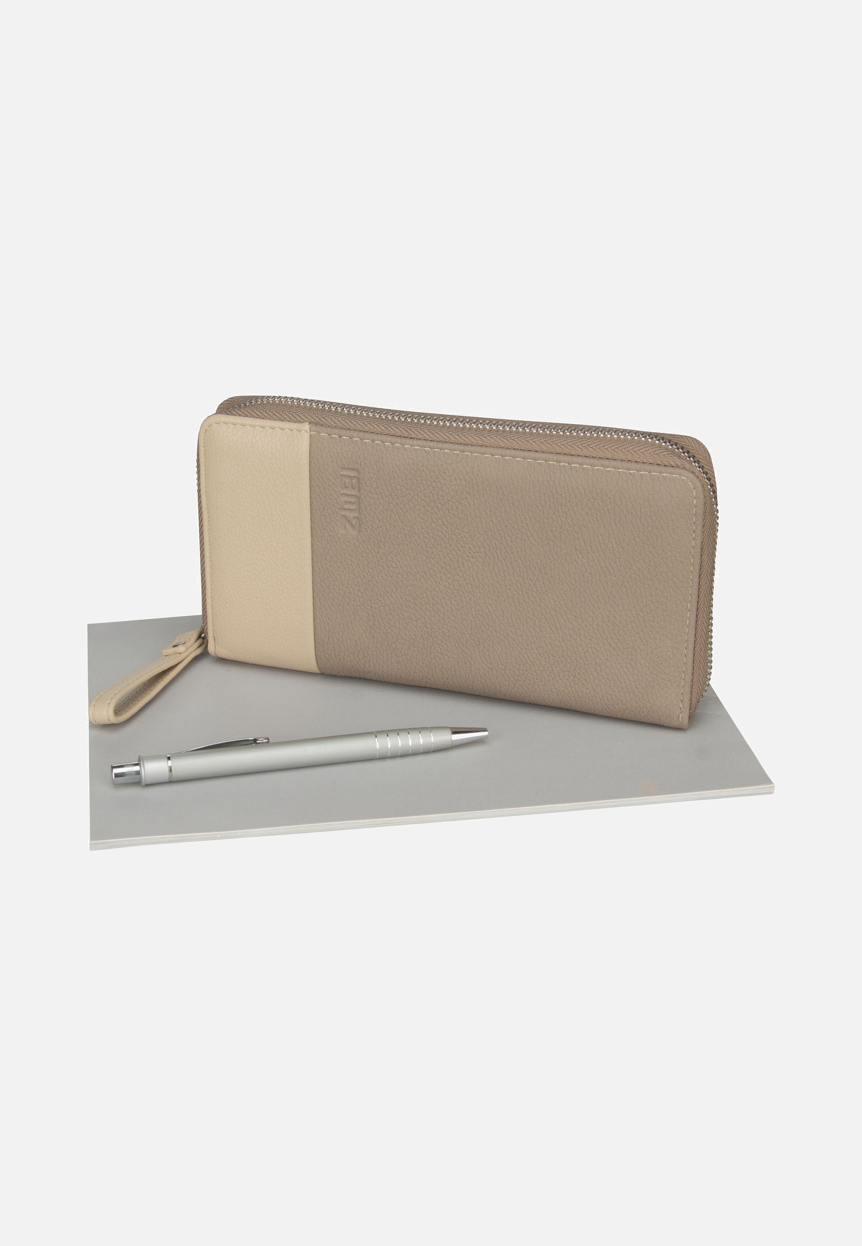 zwei - Eva EV2 Nubuk/Cappucino - Wallet | Women-Image