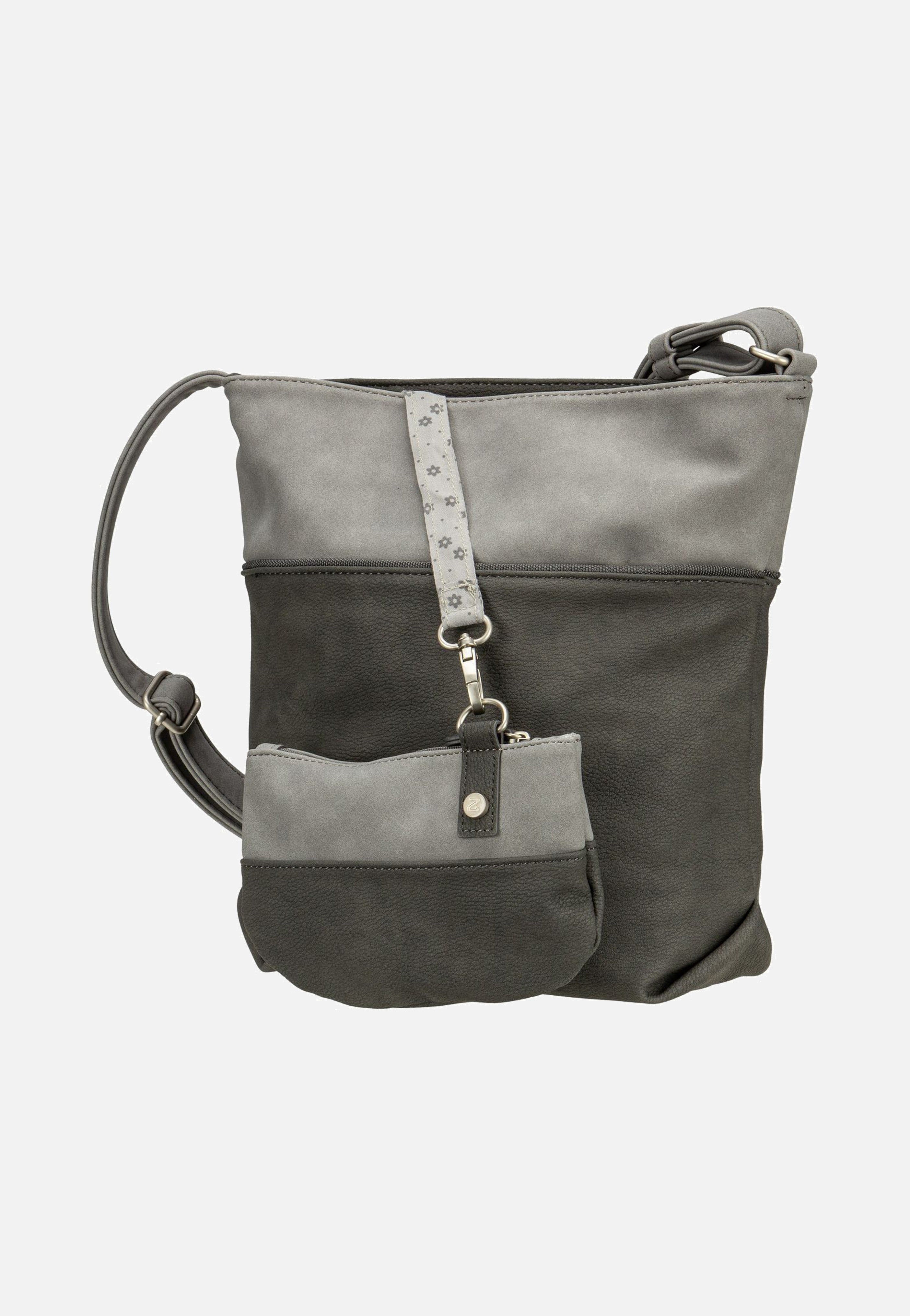 zwei Jana J10 Nubuk/Stone Pouch Bag