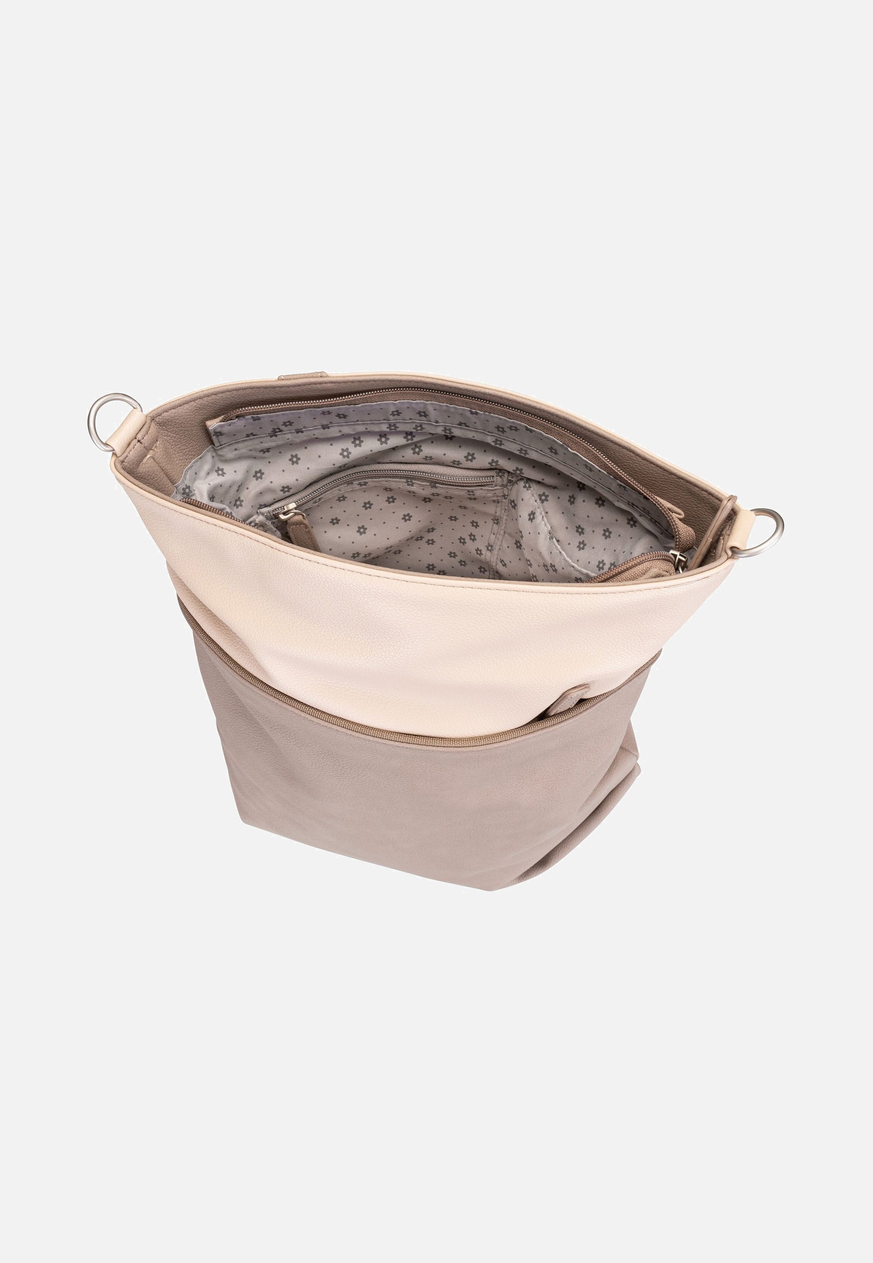 zwei Jana J12 Nubuk/Cappucino Pouch Bag