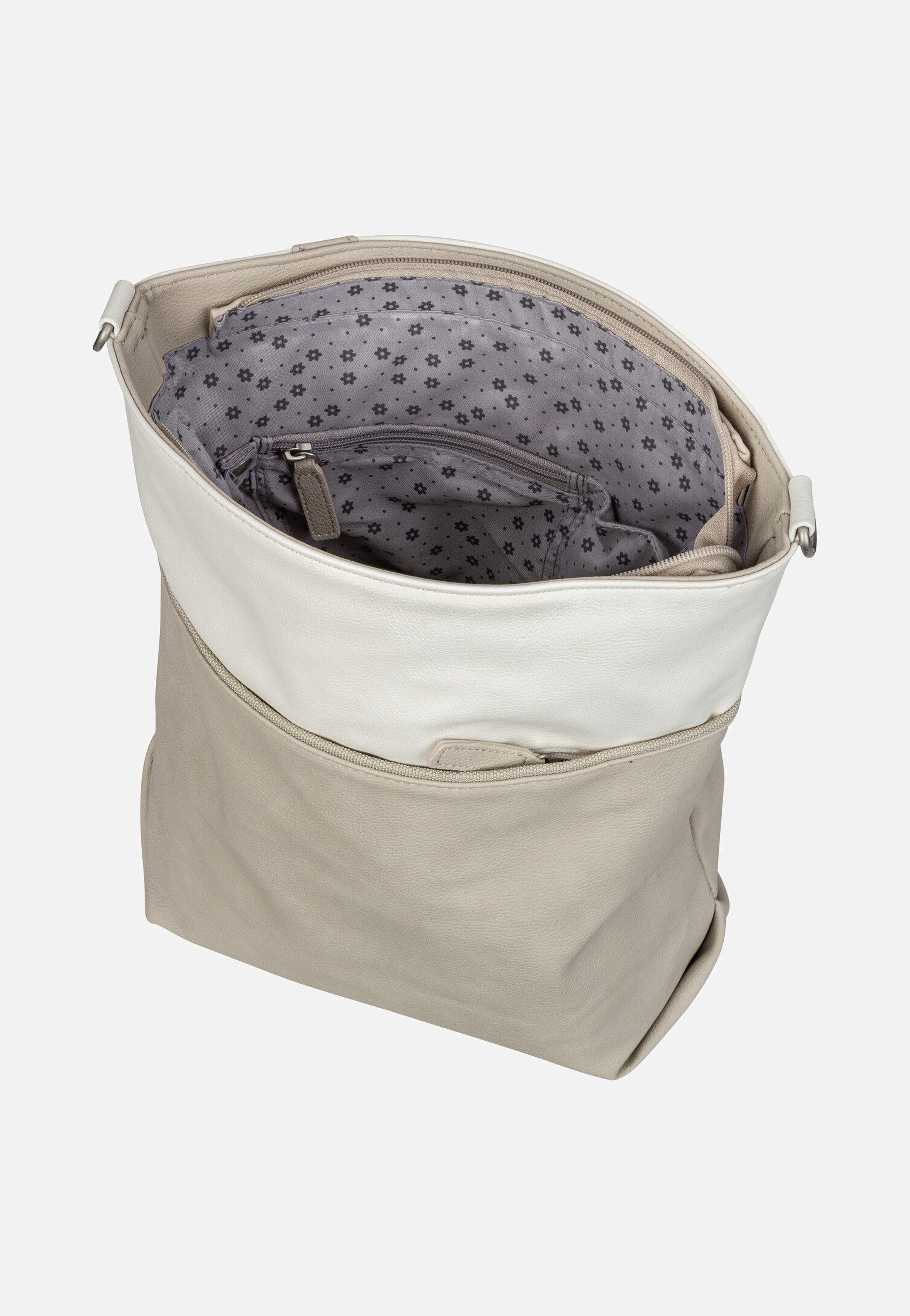 zwei Jana J12 Nubuk/Linen Pouch Bag