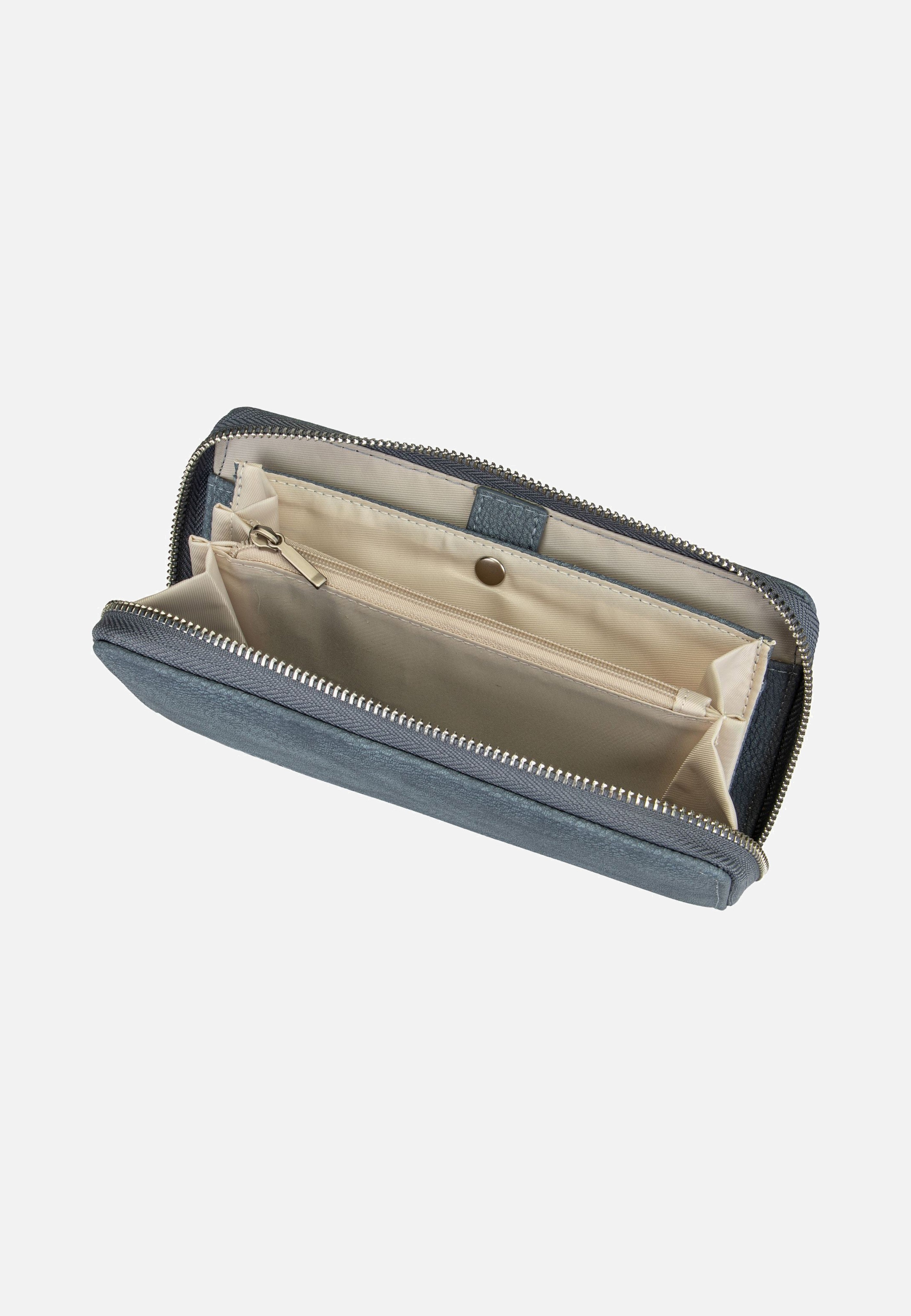 zwei Mademoiselle M.Wallet MW2 Nubuk/Sky Wallet