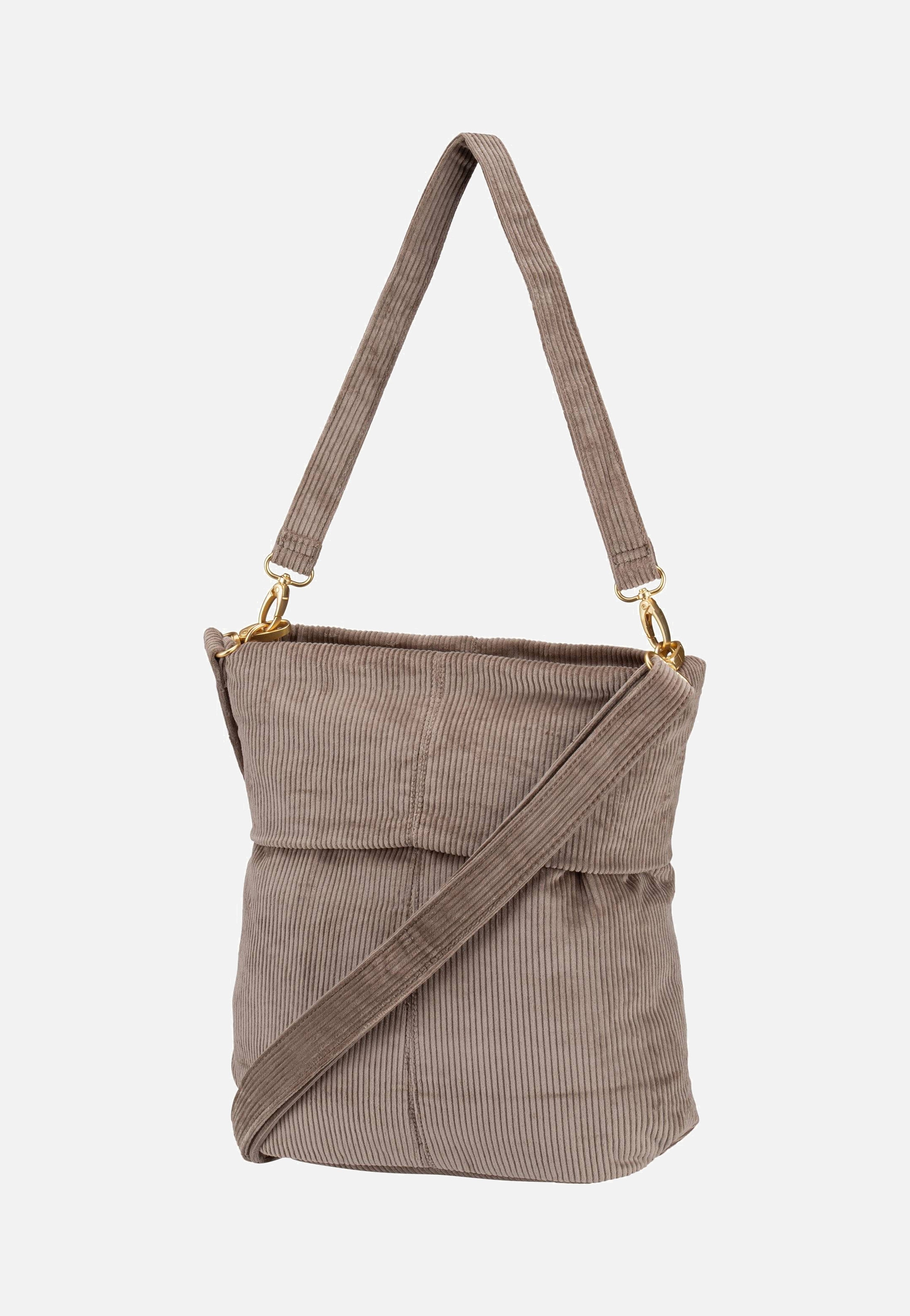 zwei - Mademoiselle M12 Cord/Mocca - Hobo Bag | Women-Image