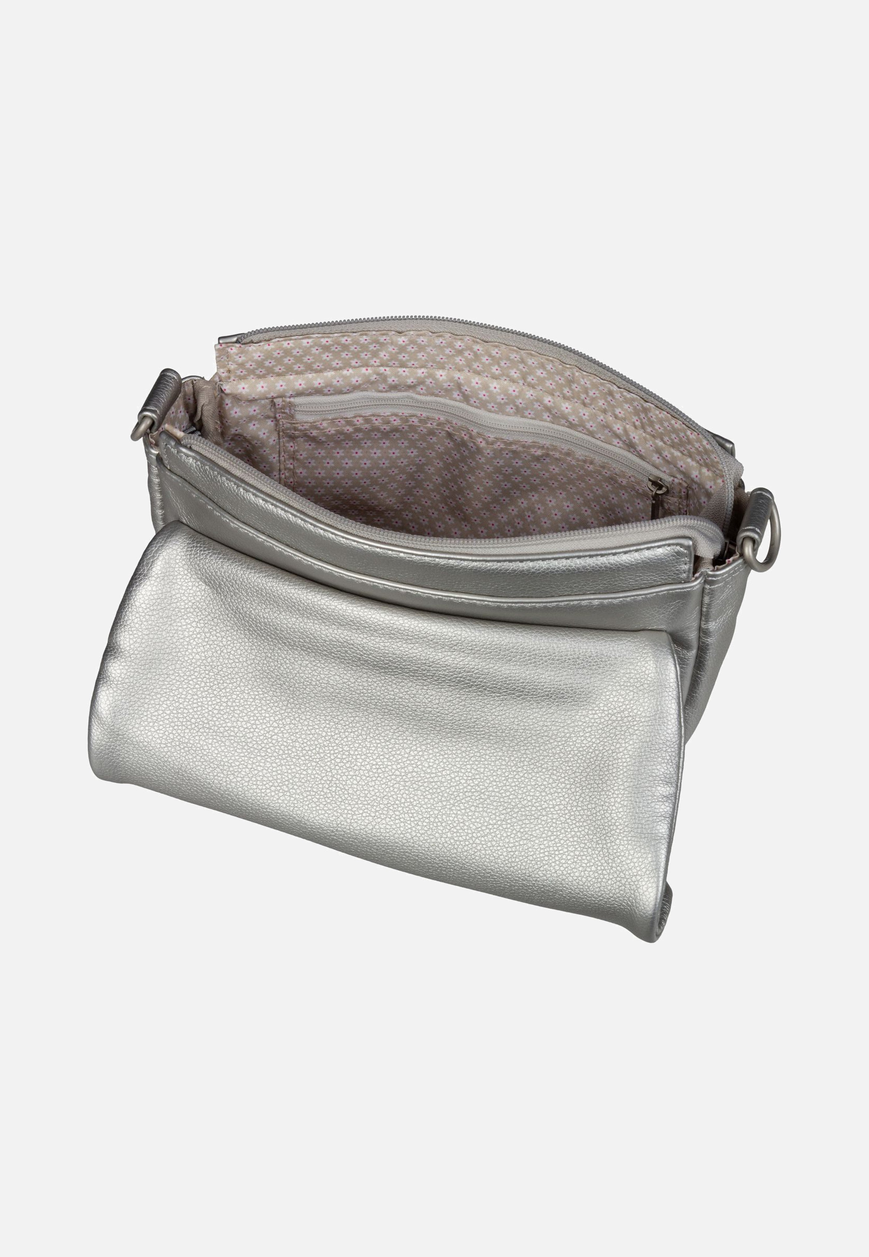 zwei Mademoiselle M40 Silver Crossbody Bag