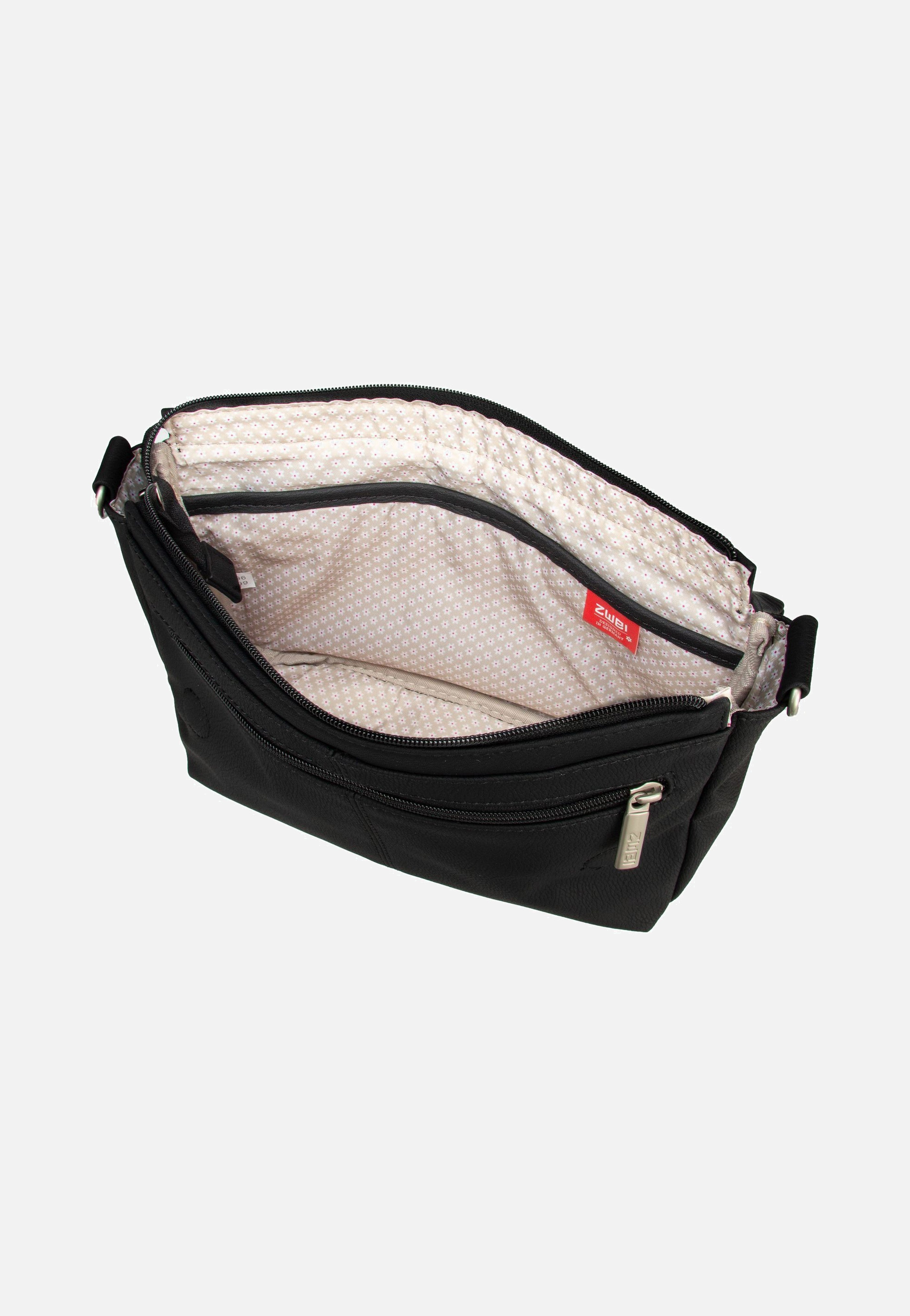 zwei - Mademoiselle M60 Nubuk/Black - Messenger Bag | Women-Image