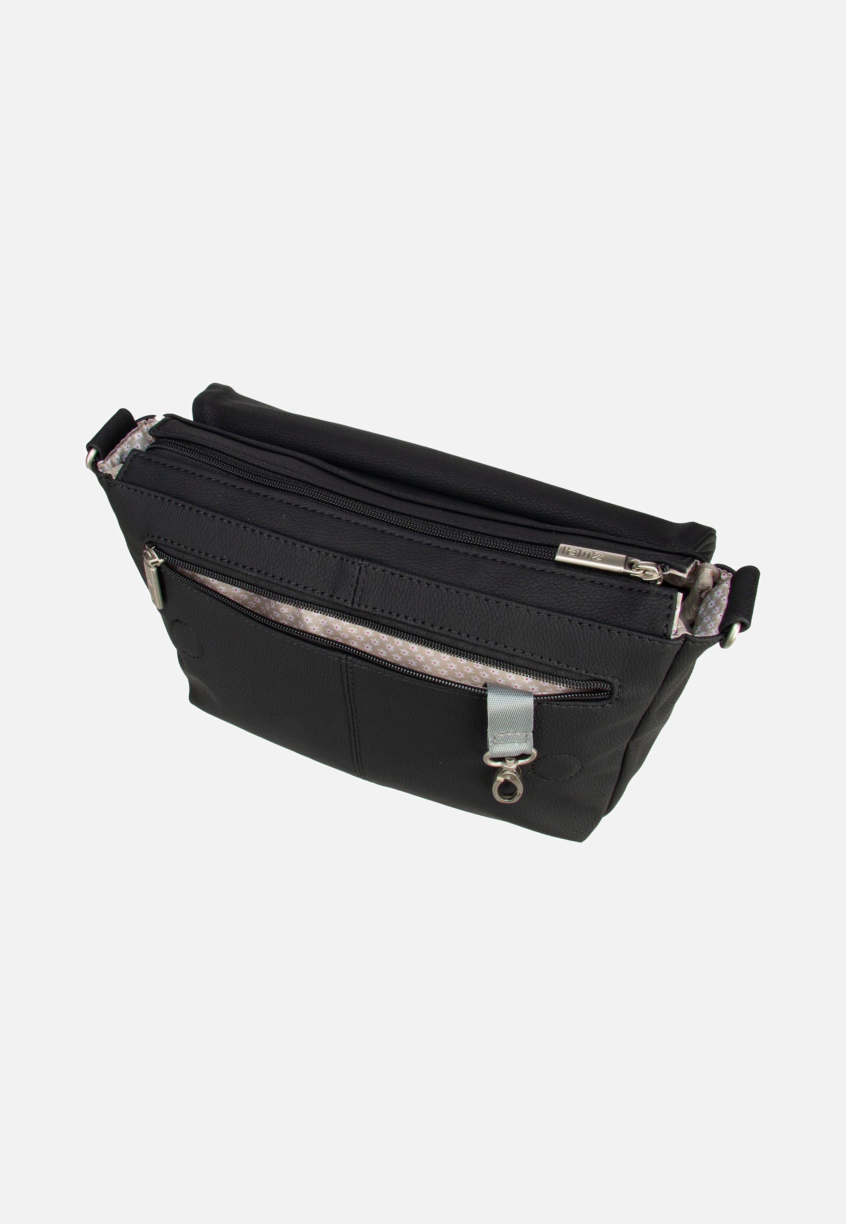 zwei - Mademoiselle M60 Nubuk/Black - Messenger Bag | Women-Image