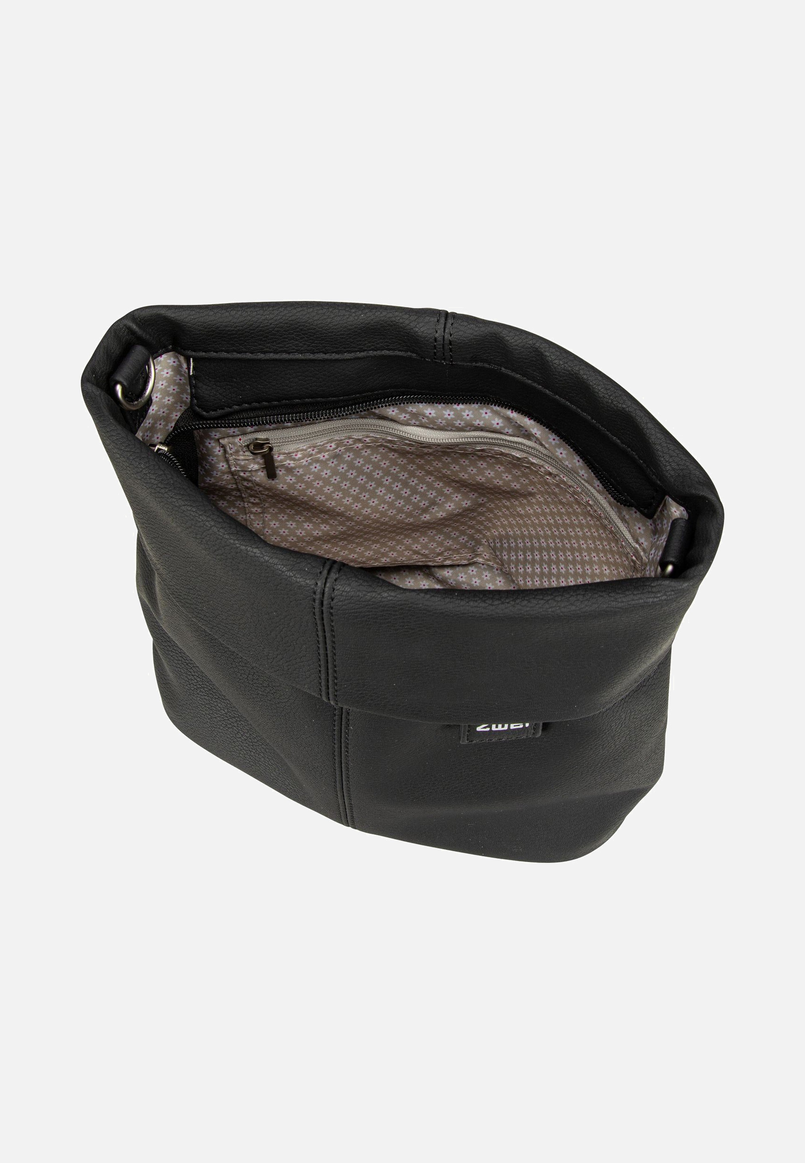zwei - Mademoiselle M8 Nubuk/Black - Pouch Bag | Women-Image