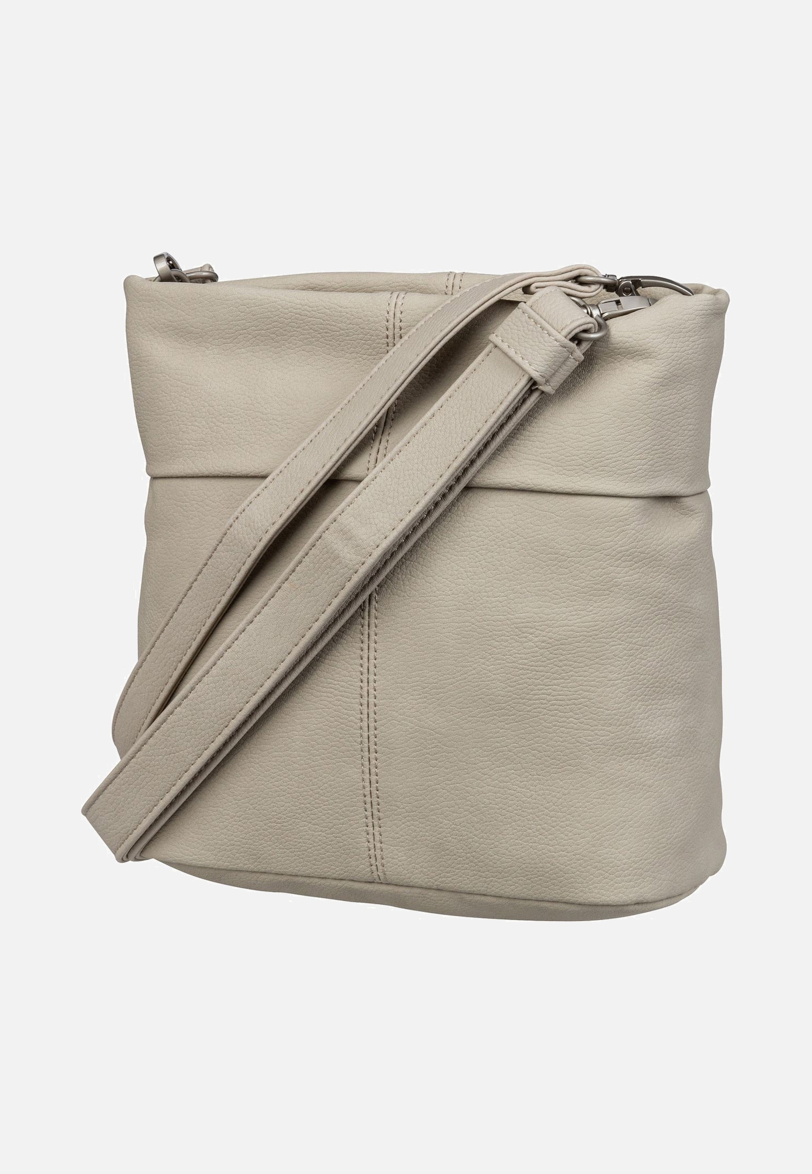 zwei Mademoiselle M8 Nubuk/Linen Pouch Bag