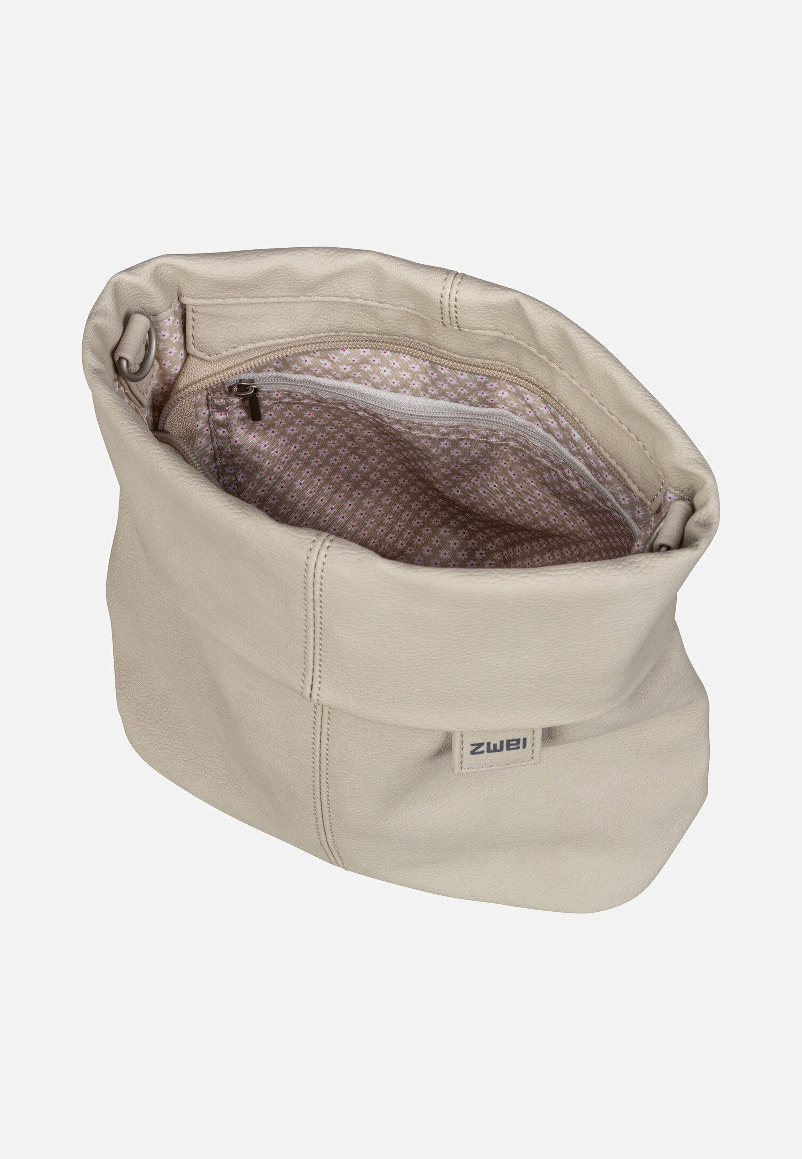 zwei Mademoiselle M8 Nubuk/Linen Pouch Bag