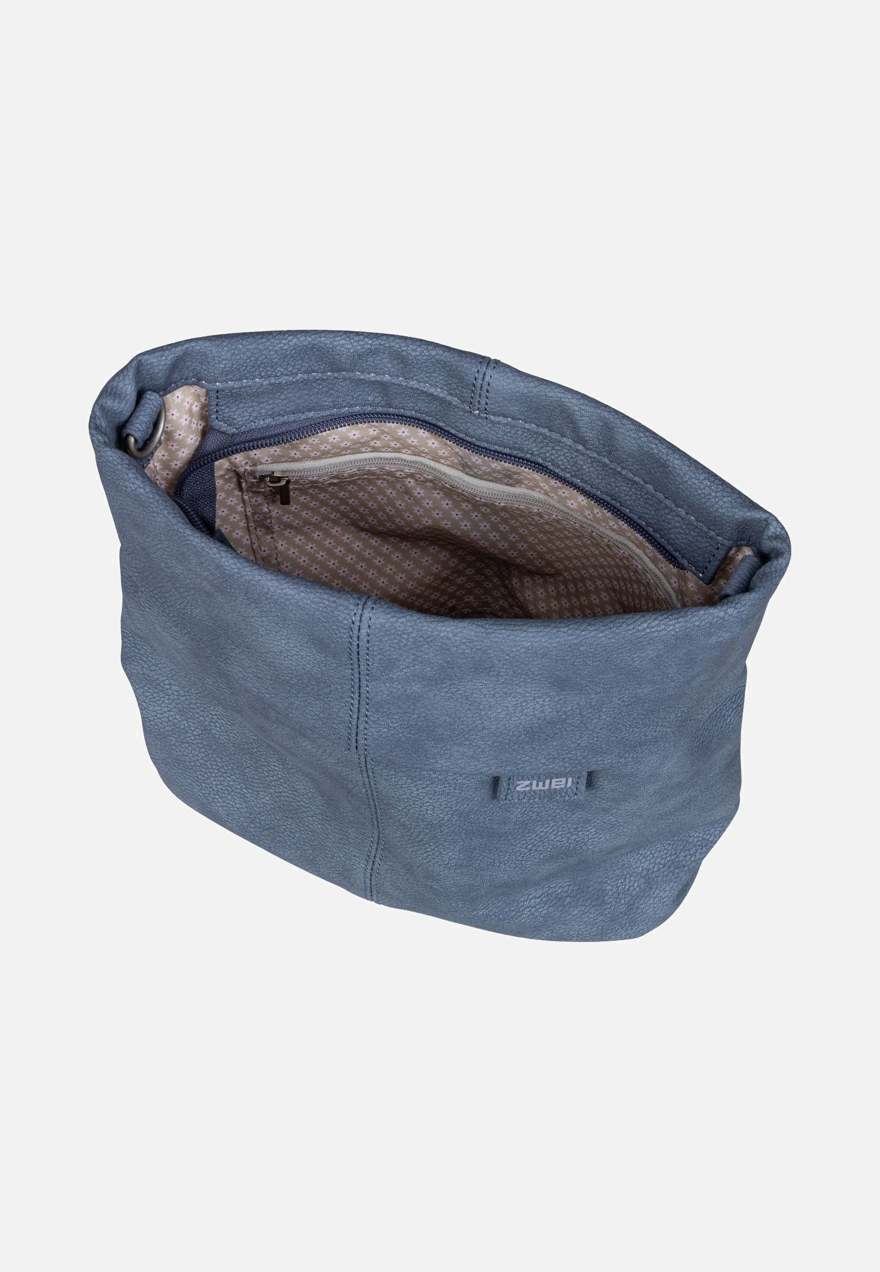 zwei Mademoiselle M8 Nubuk/Sky Pouch Bag
