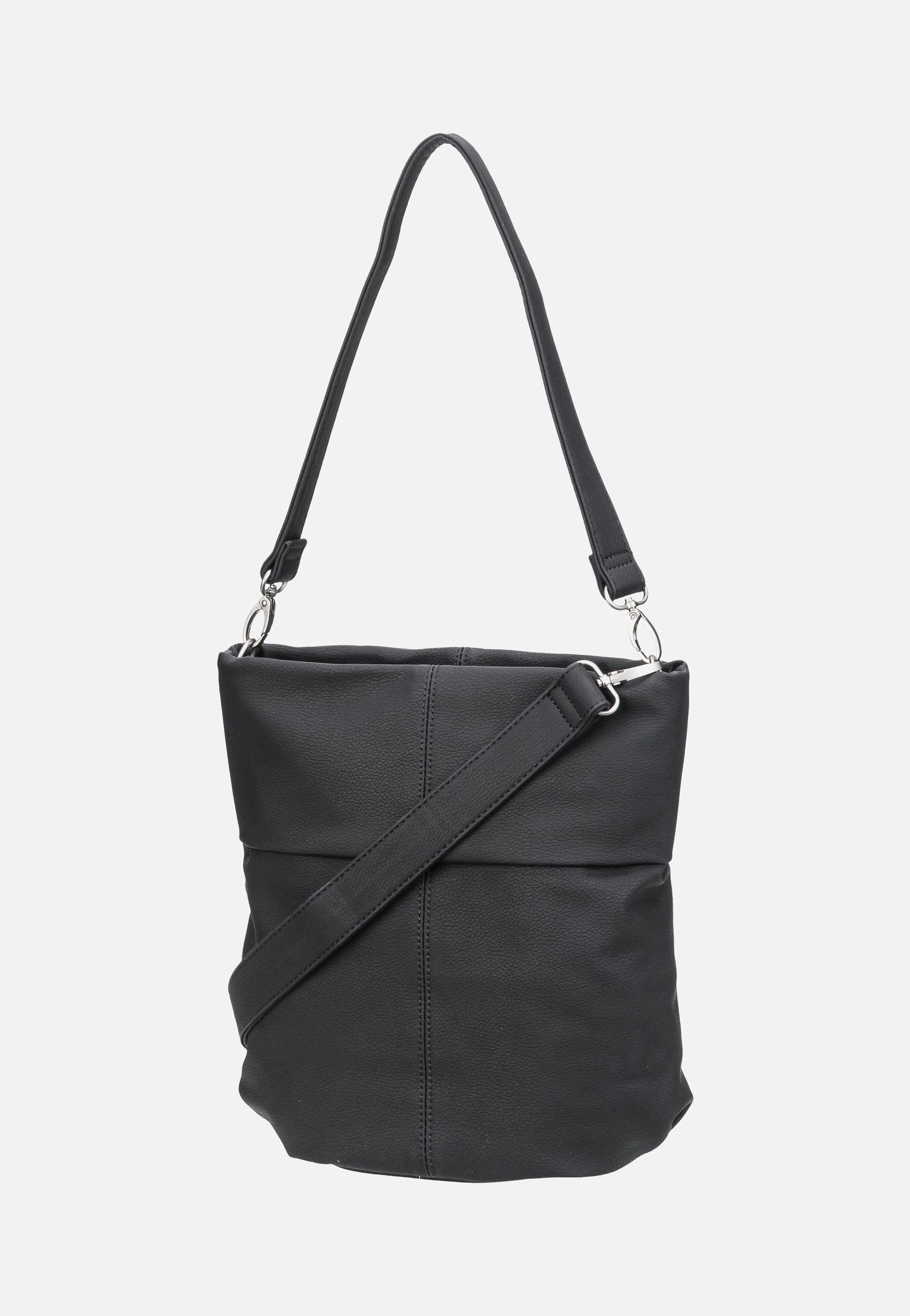 zwei - Mademoiselle M90 Nubuk/Black - Hobo Bag | Women-Image