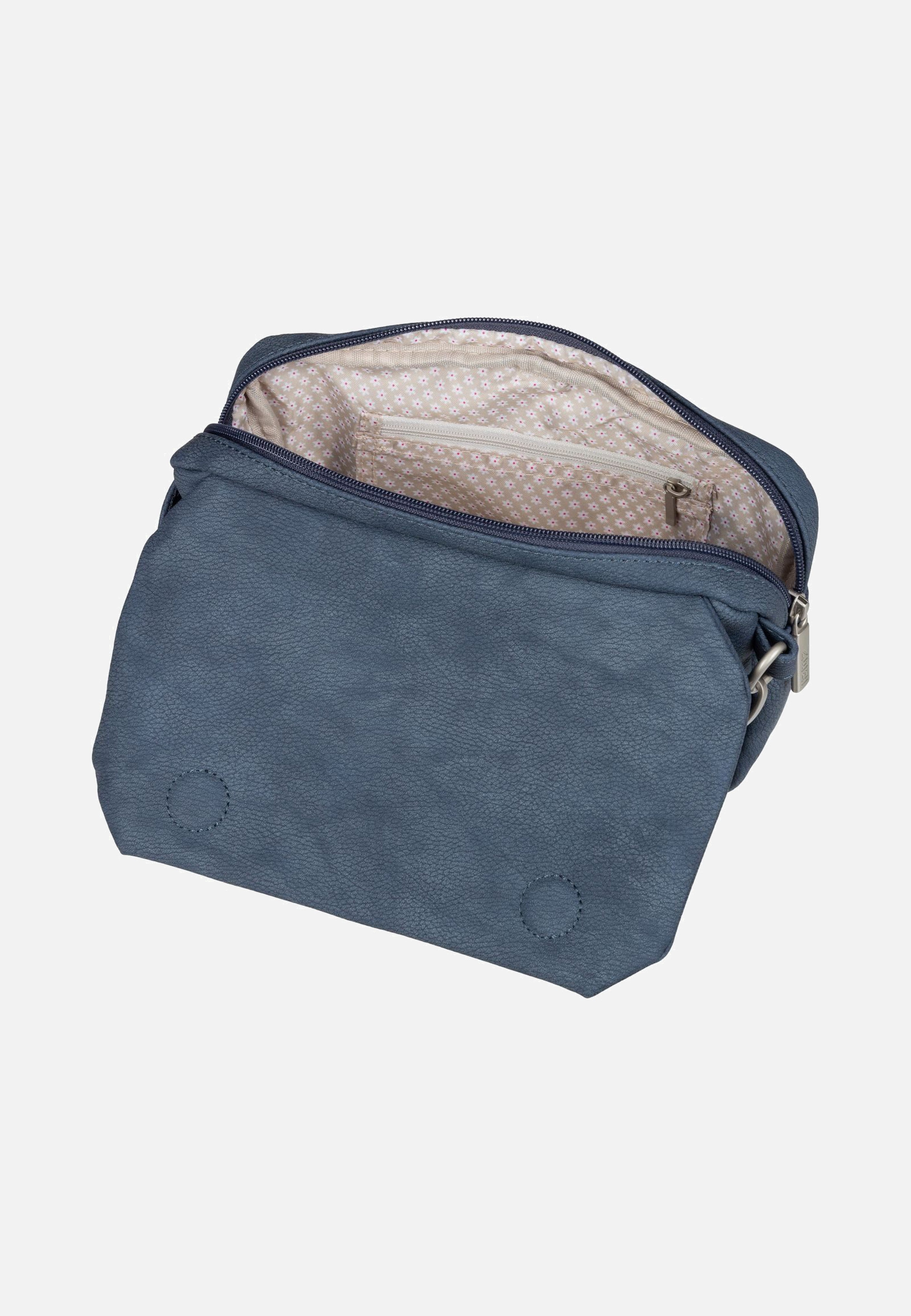 zwei - Mademoiselle MH40 Nubuk/Blue - Crossbody Bag | Women-Image