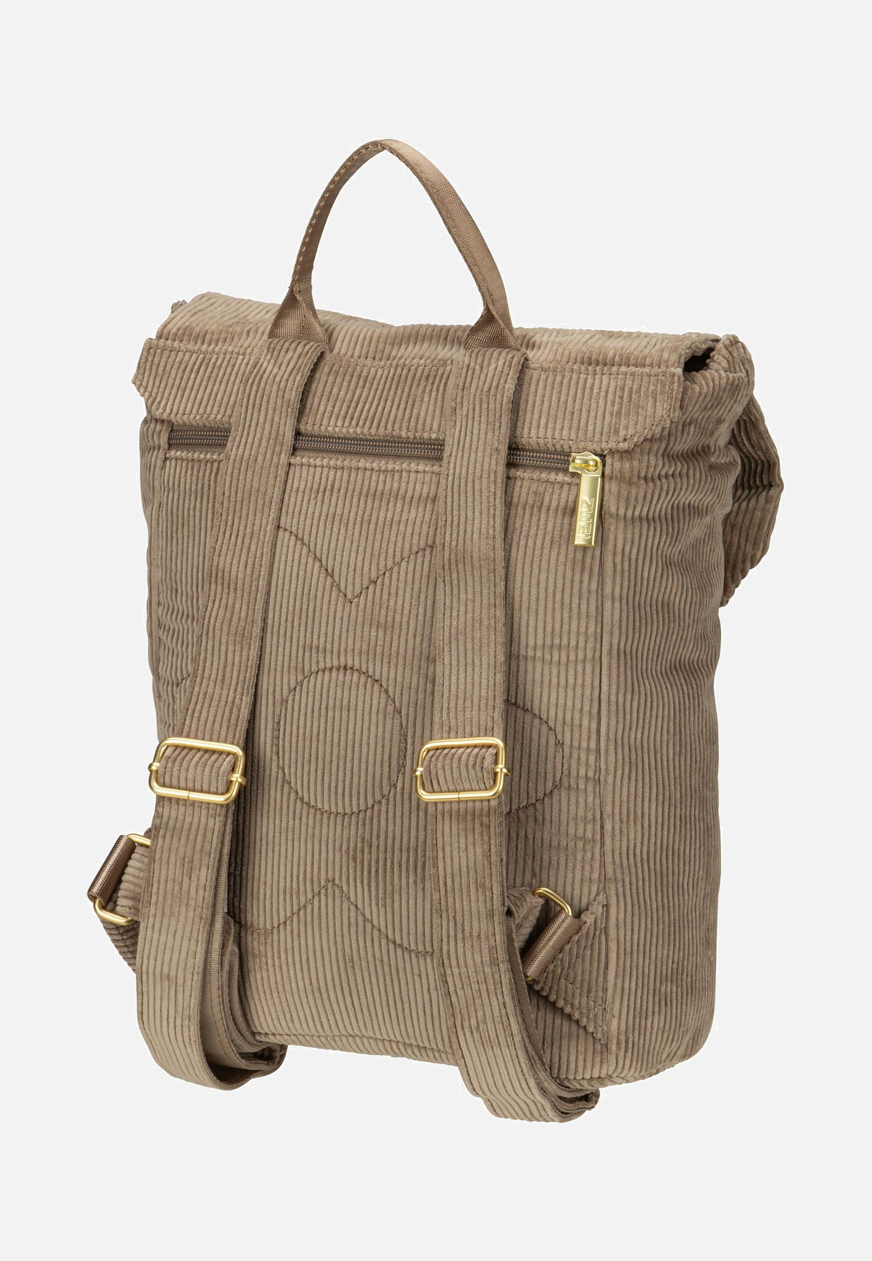 zwei Mademoiselle MR13 Cord/Mocca - Backpack | Sakoi