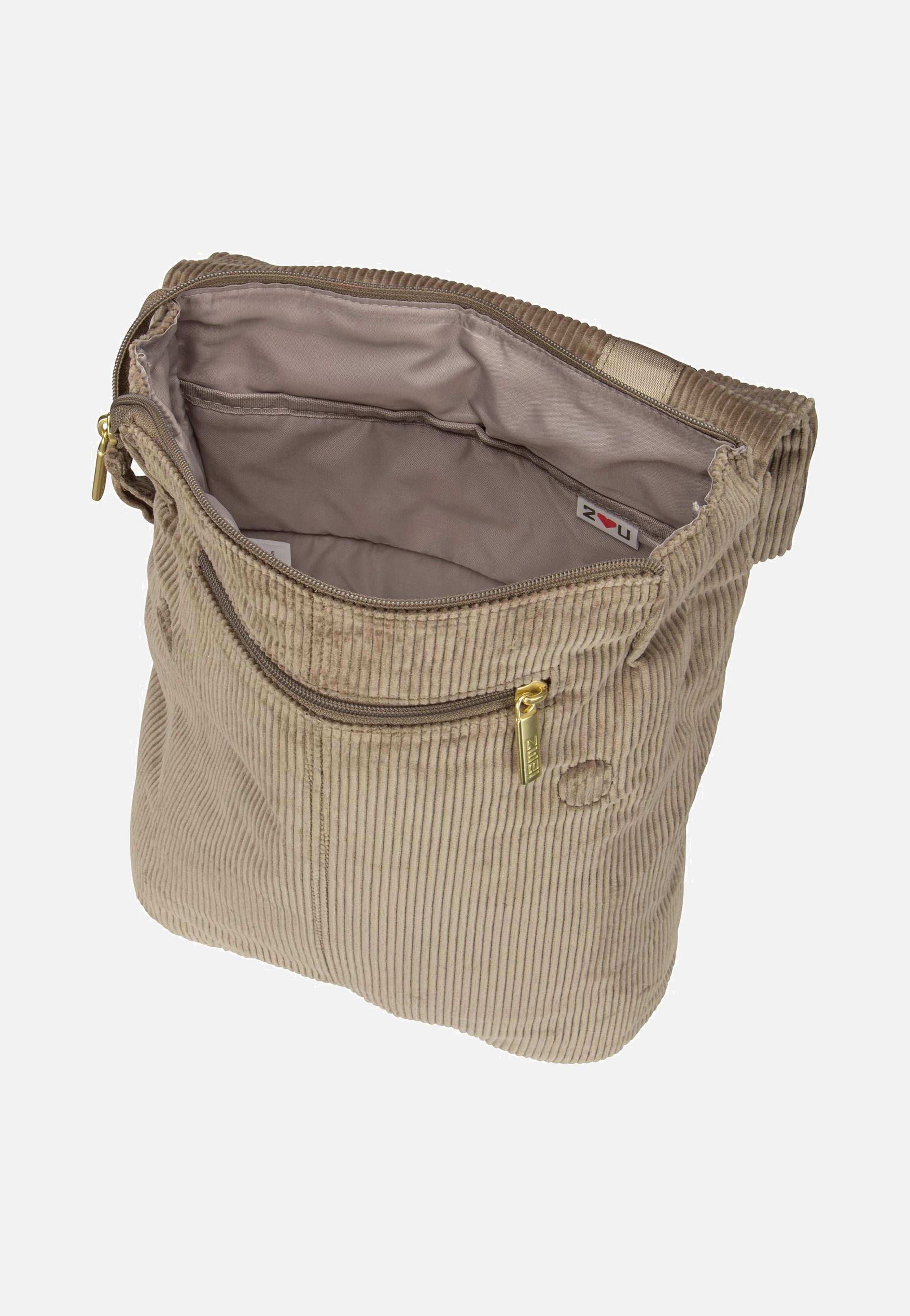 zwei - Mademoiselle MR13 Cord/Mocca - Backpack | Women-Image