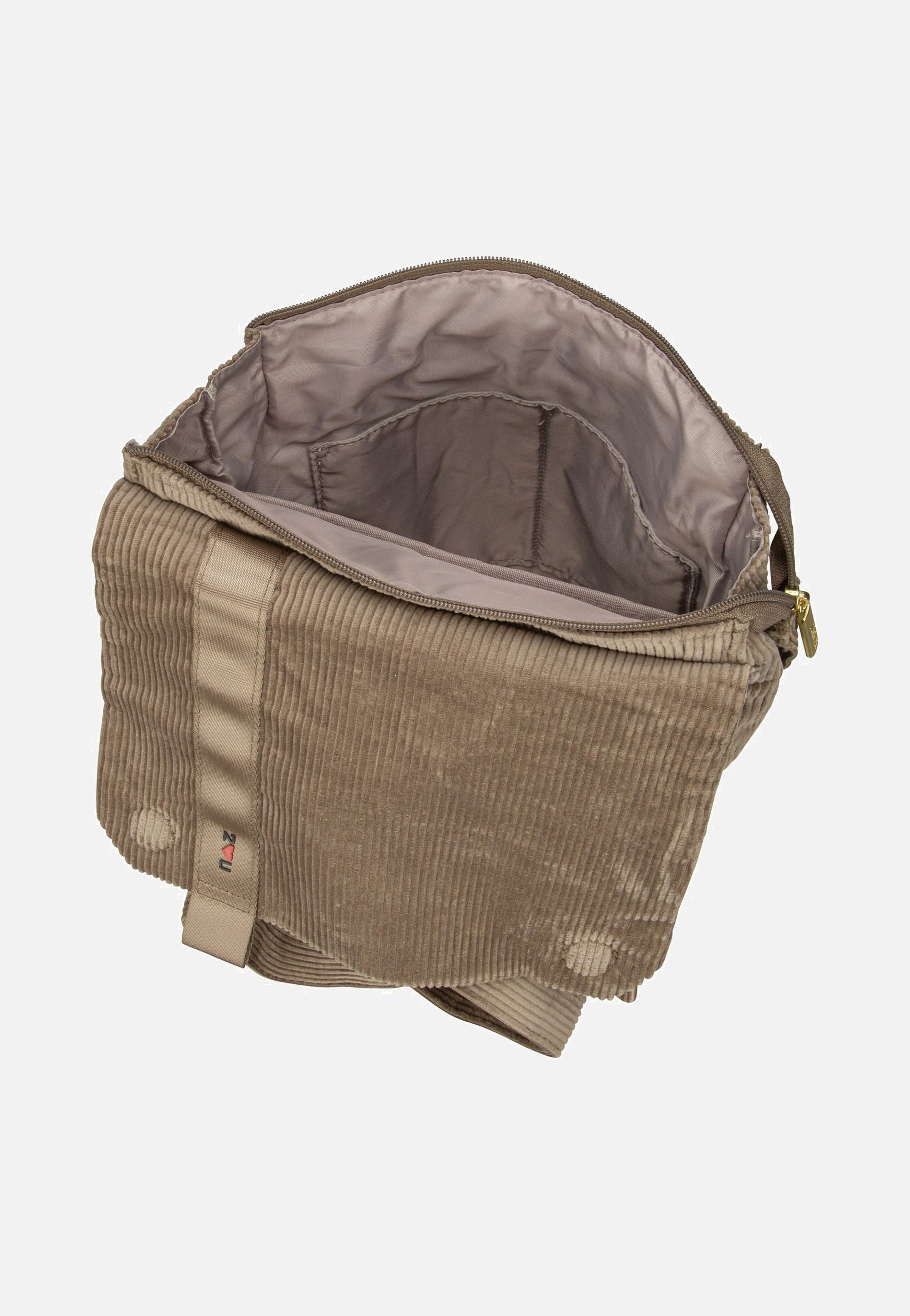 zwei Mademoiselle MR13 Cord/Mocca - Backpack | Sakoi