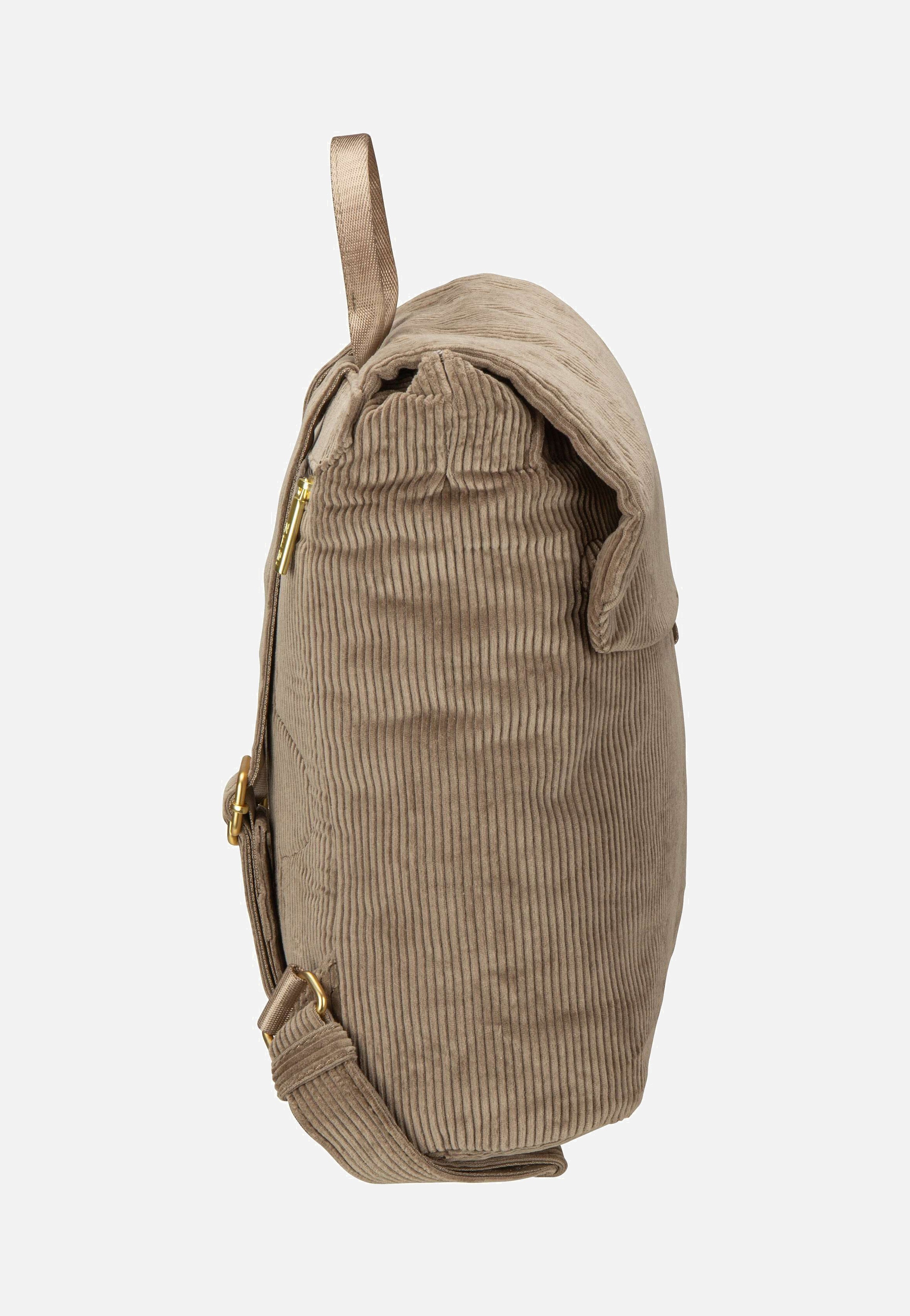 zwei Mademoiselle MR13 Cord/Mocca - Backpack | Sakoi
