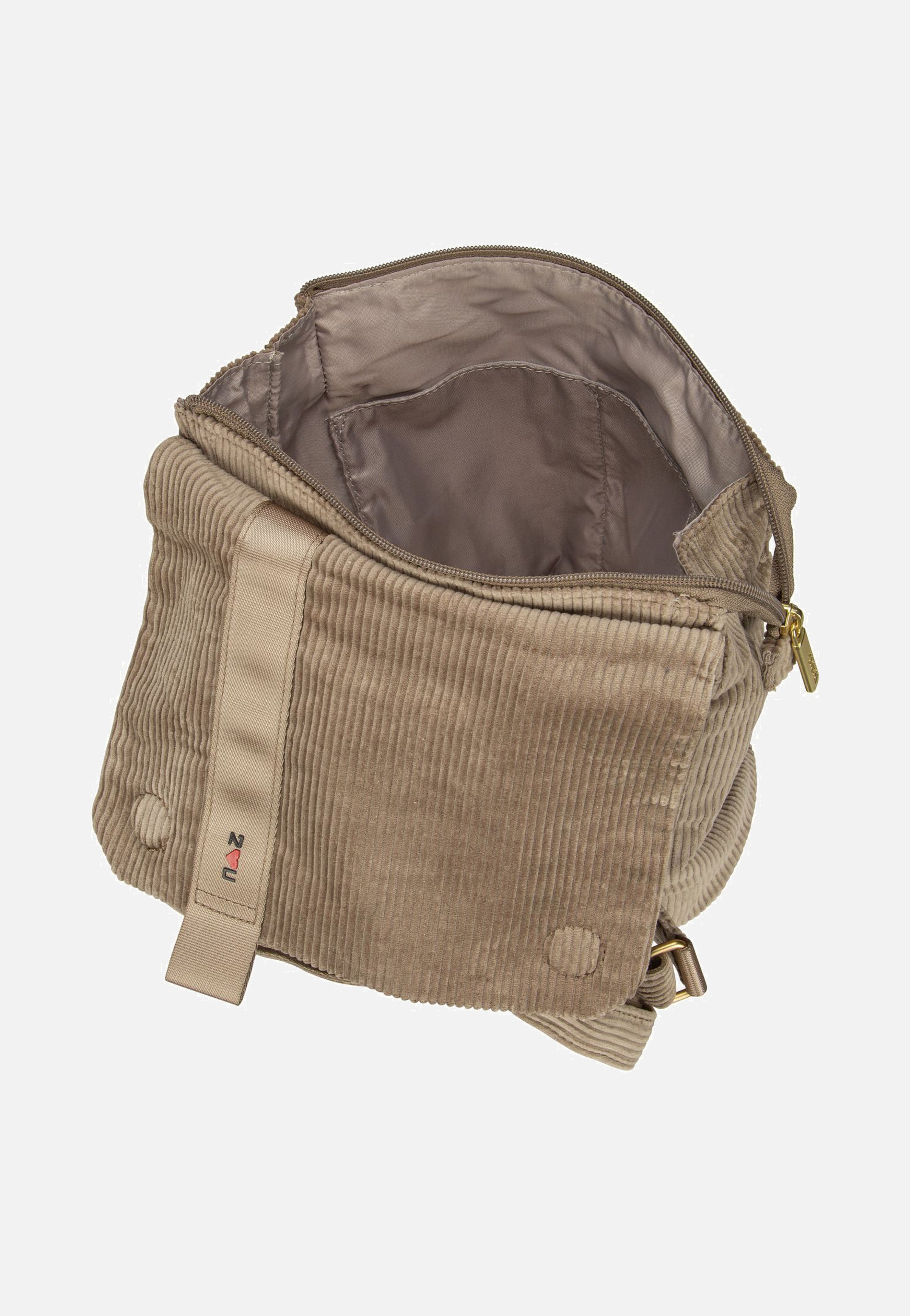 zwei Mademoiselle MR8 Cord/Mocca Backpack