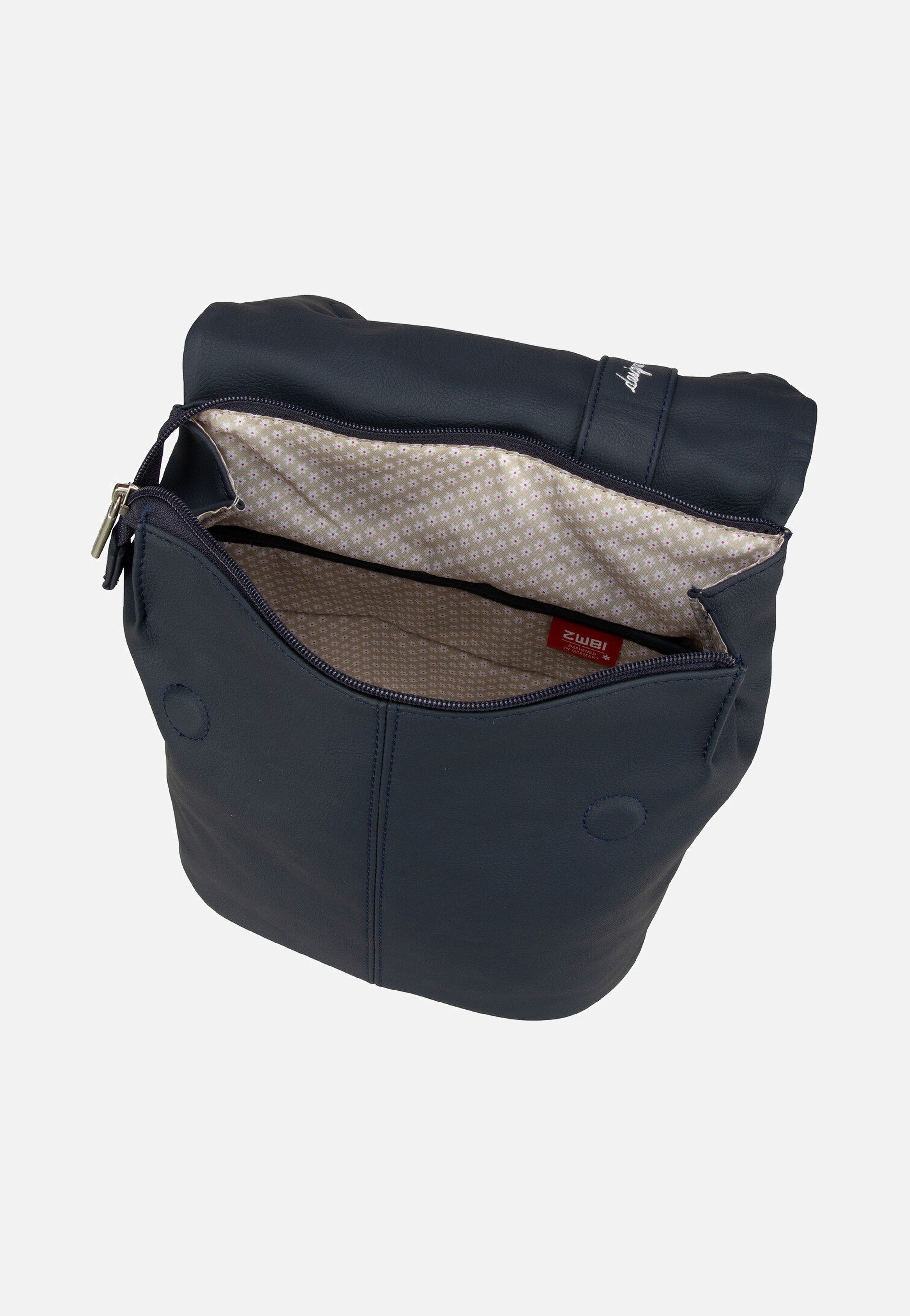 zwei - Mademoiselle MR8 Nubuk/Blue - Backpack | Women-Image