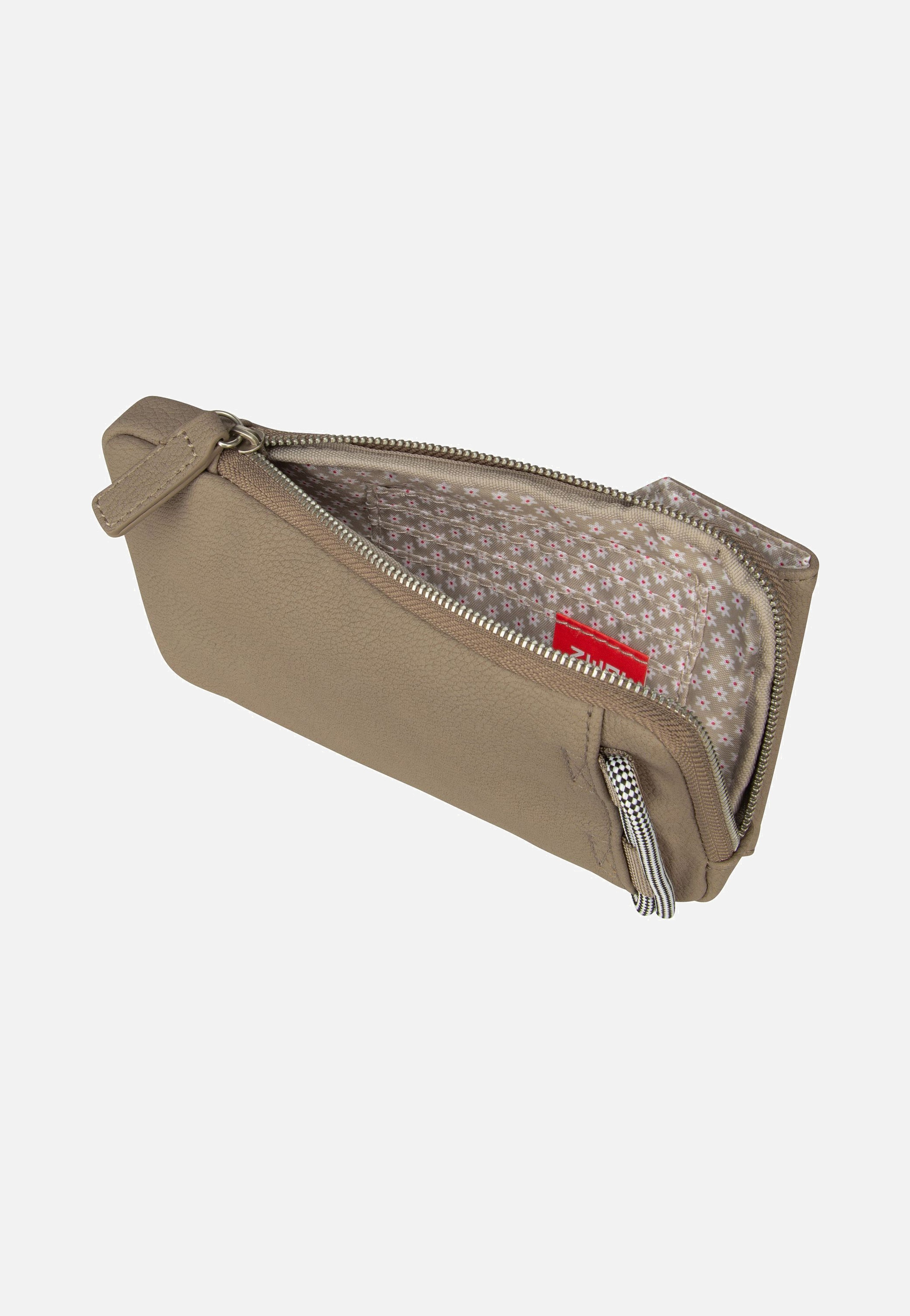 zwei - Mademoiselle Phone Bag MP30 Nubuk/Cappucino - Phone Pouches | Women-Image