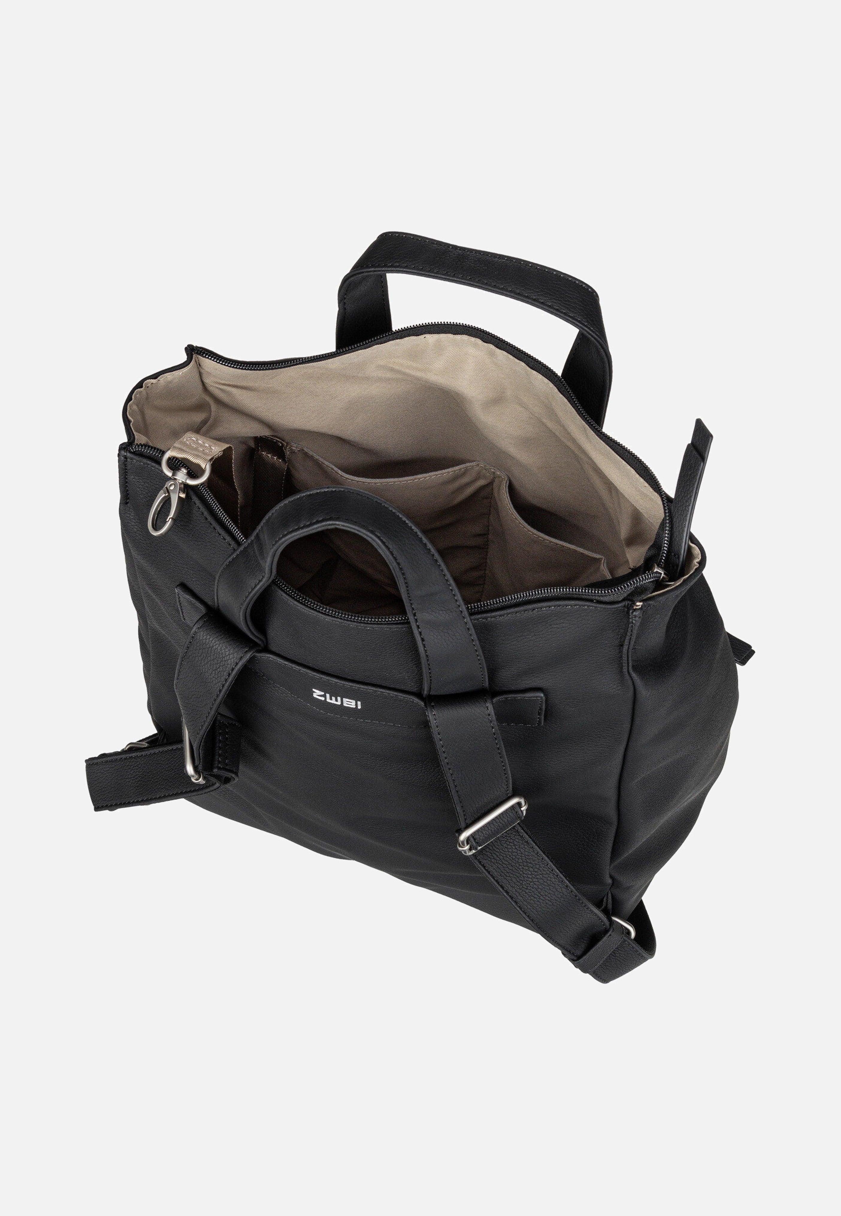 zwei - Yuna YUR150 Nubuk/Black - Backpack | Women-Image