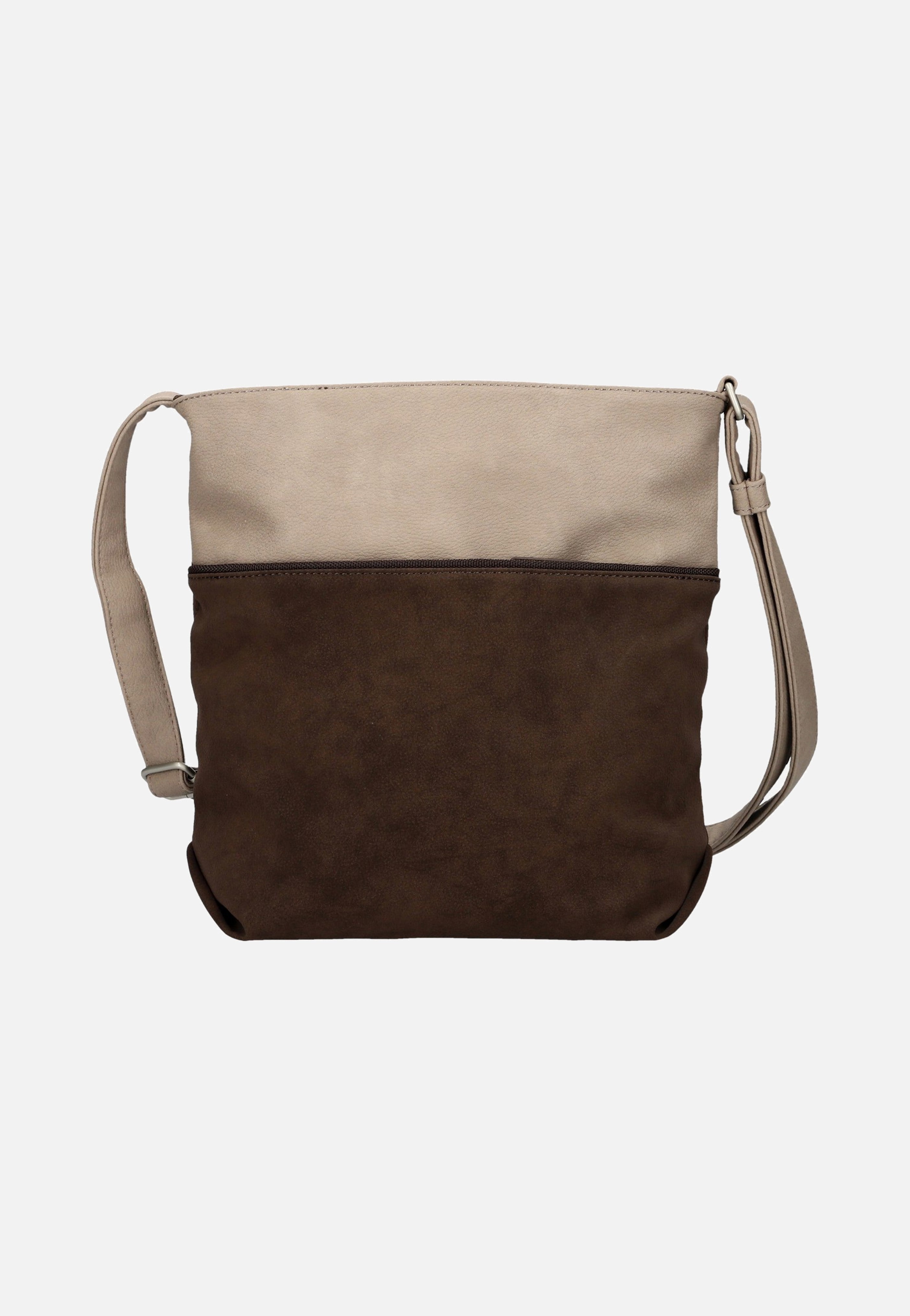 zwei Jana J10 Nubuk/Espresso Pouch Bag