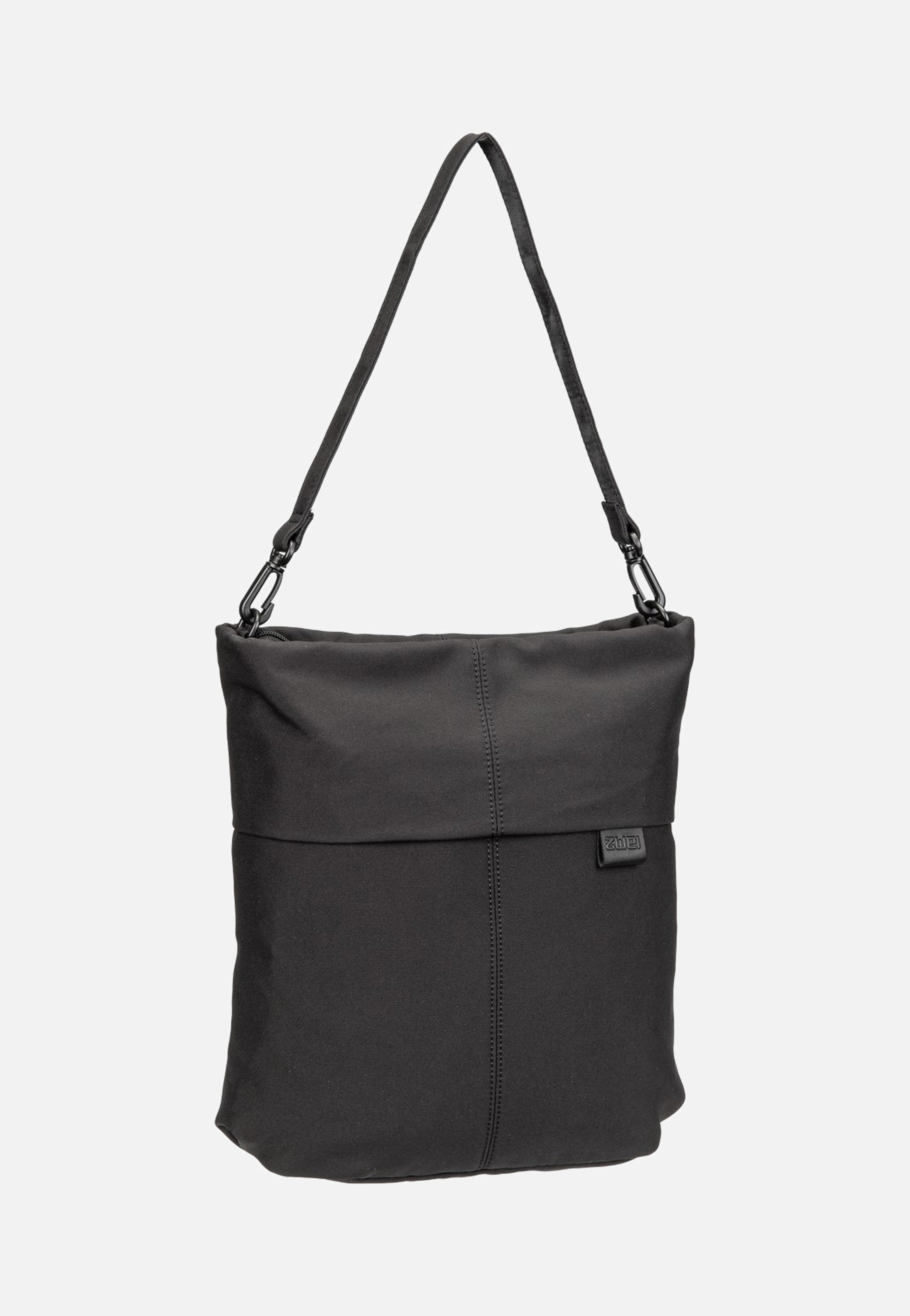 zwei Mademoiselle.Tex  MTX12 Black Hobo Bag