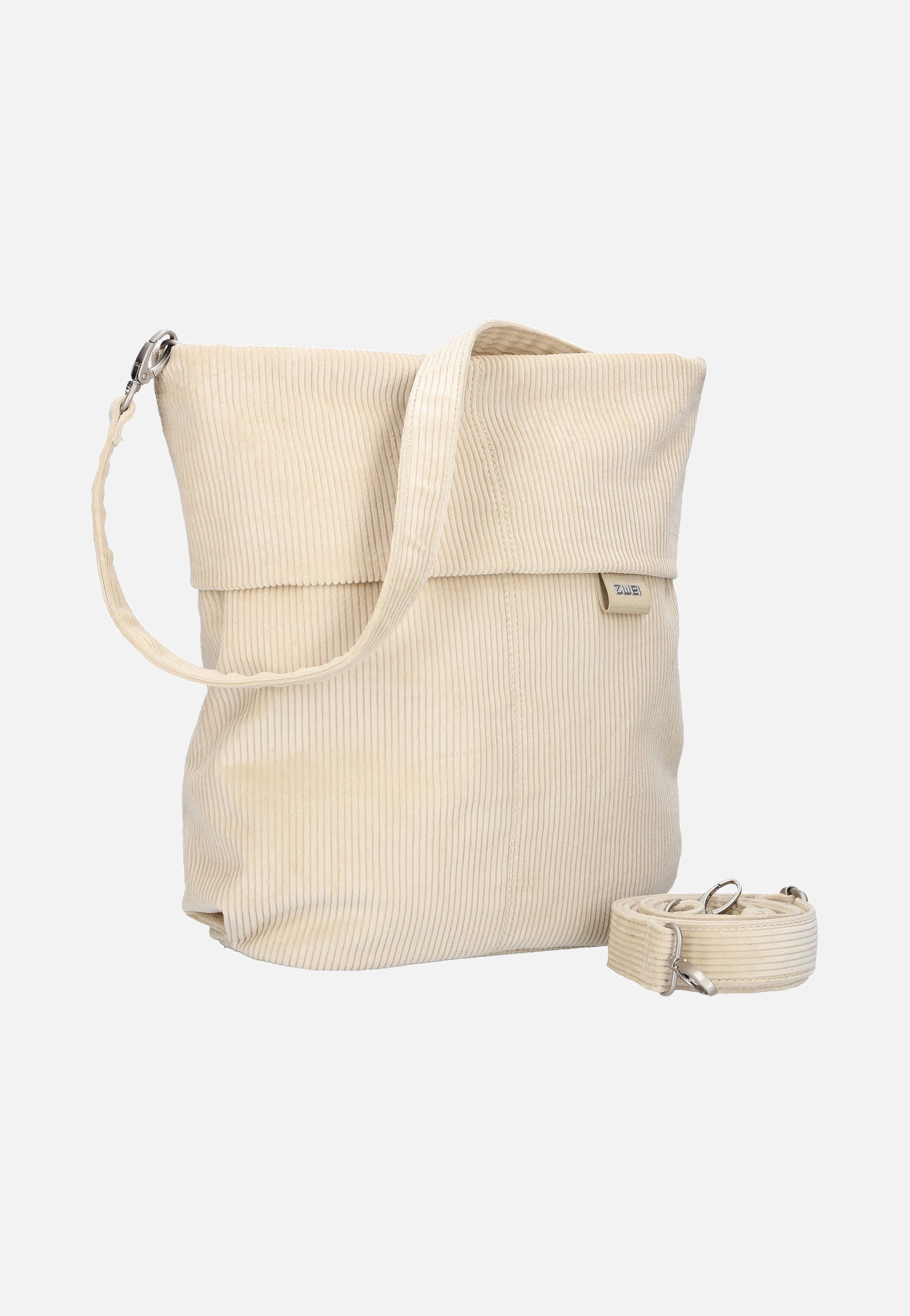 zwei - Mademoiselle M12 Cord/Creme - Hobo Bag | Neutral-Image