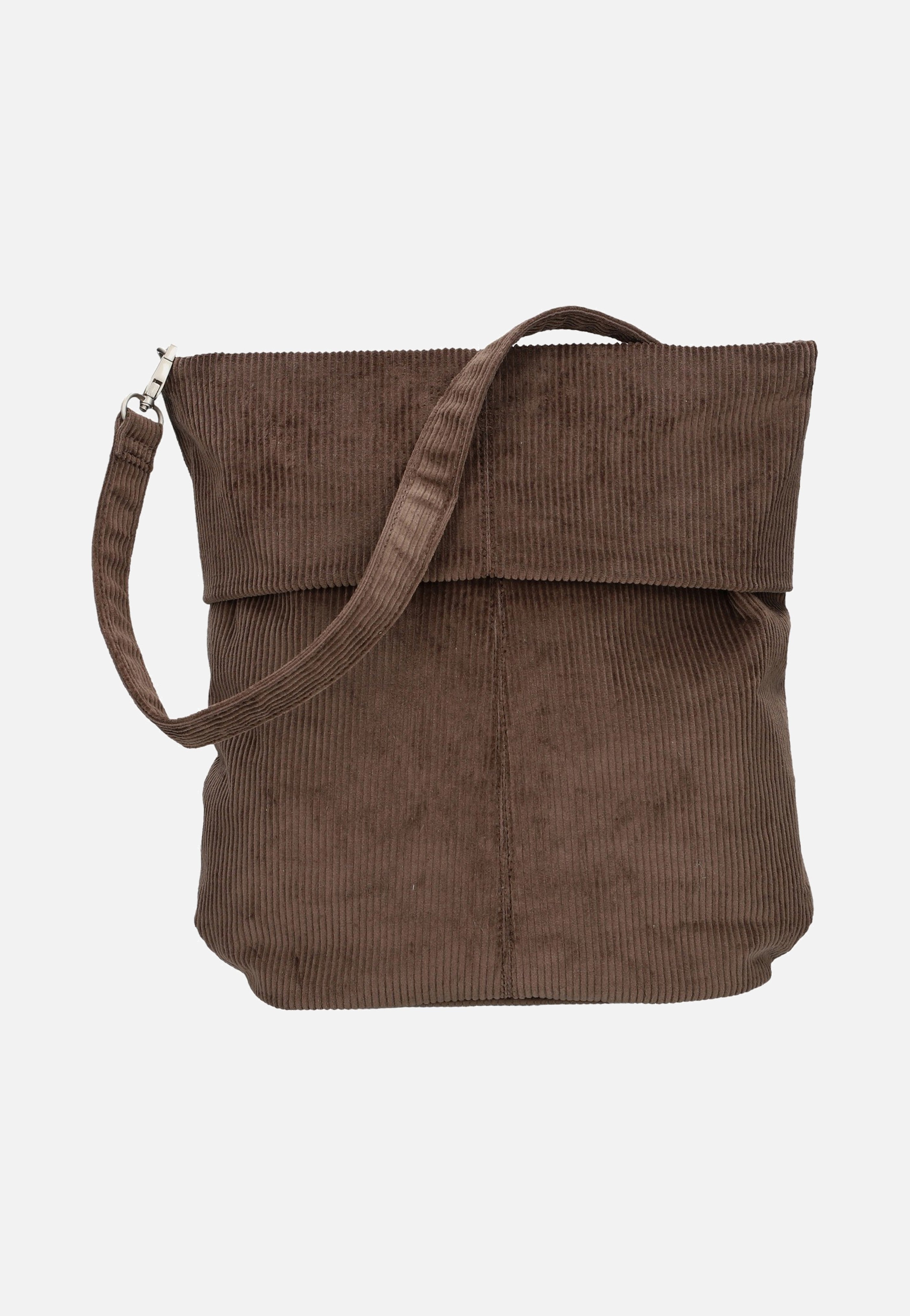 zwei - Mademoiselle M12 Cord/Wood - Hobo Bag | Neutral-Image
