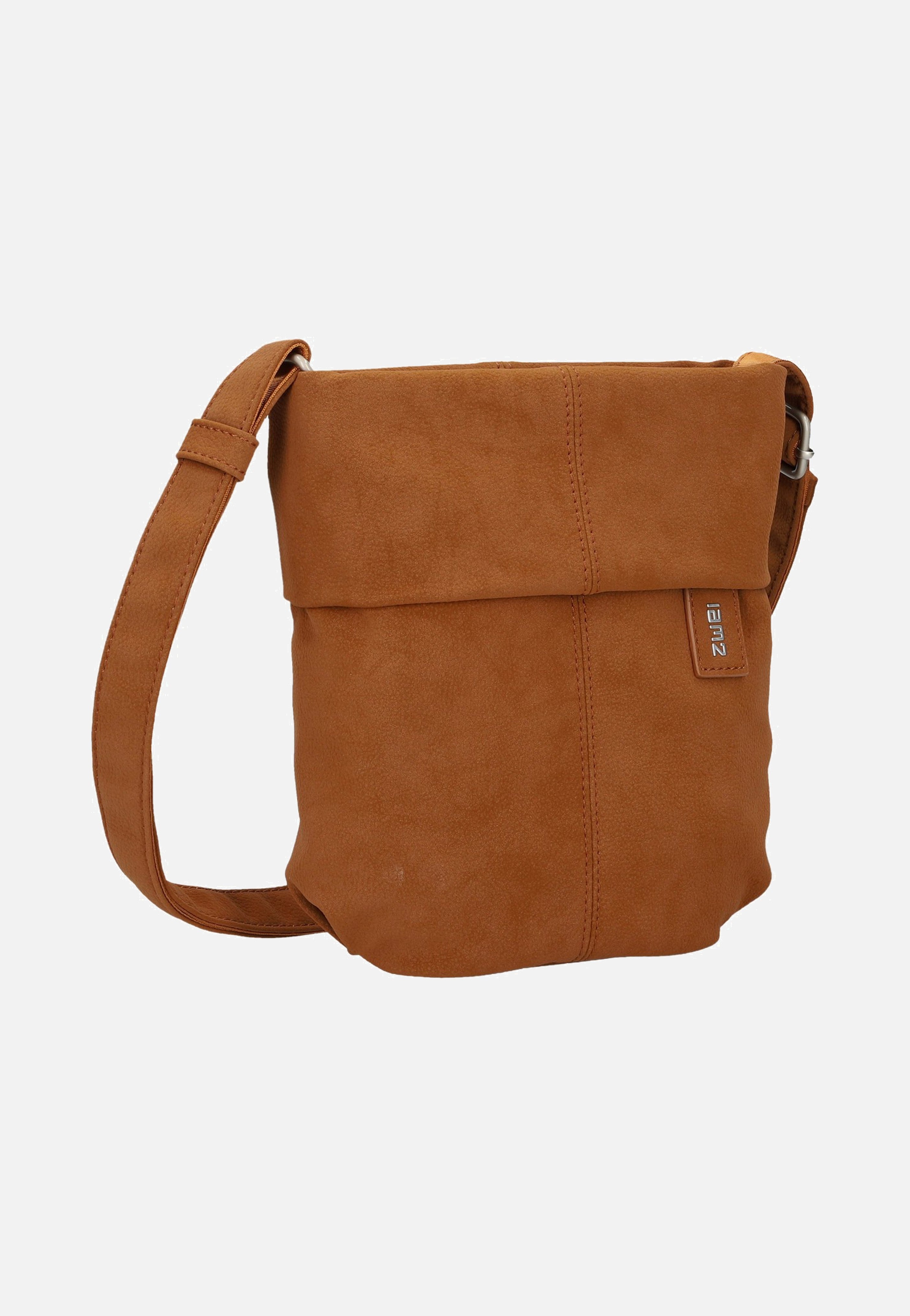 zwei Mademoiselle M45 Nubuk/Cognac Crossbody Bag