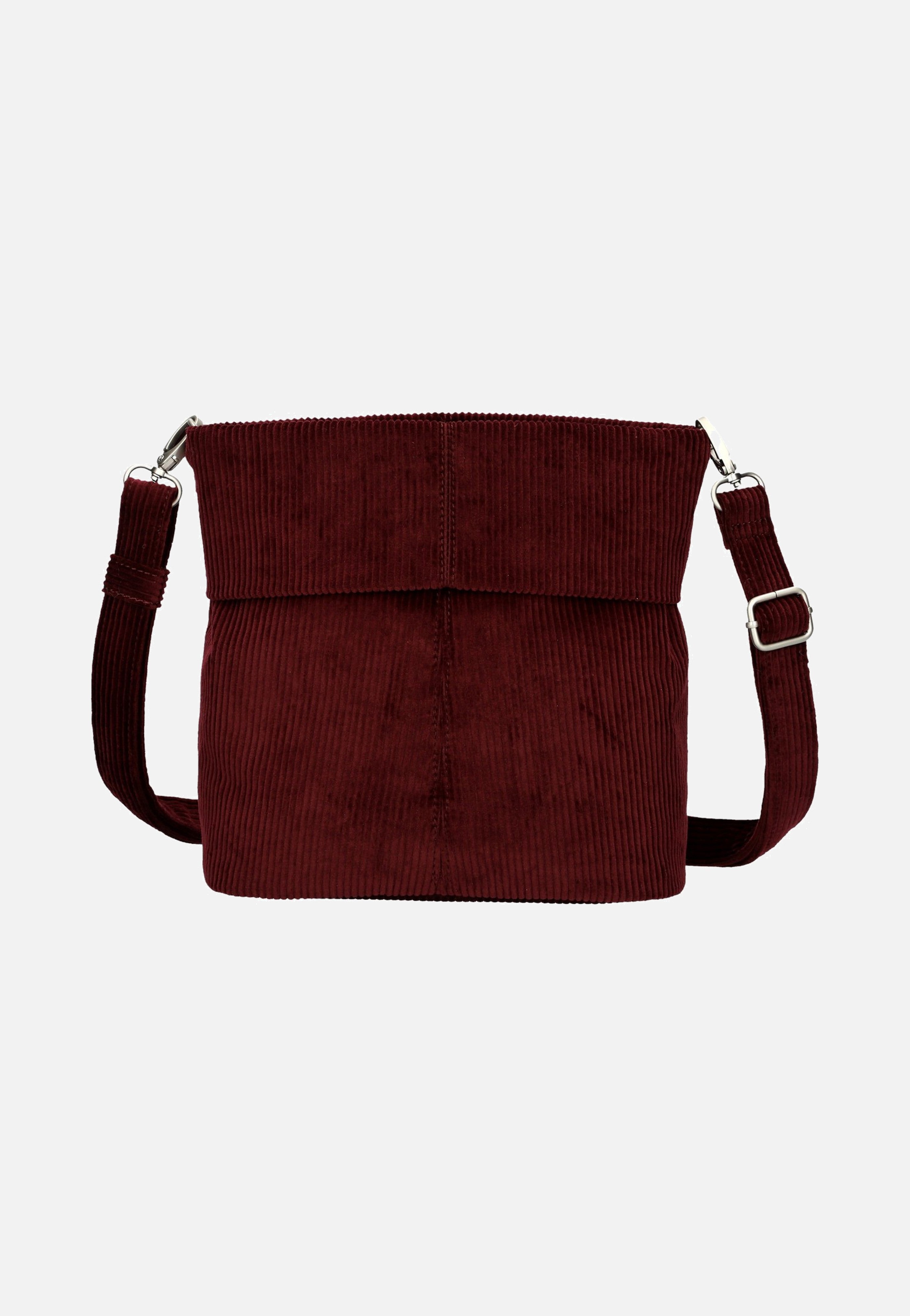 zwei Mademoiselle M8 Cord/Bordeaux Pouch Bag