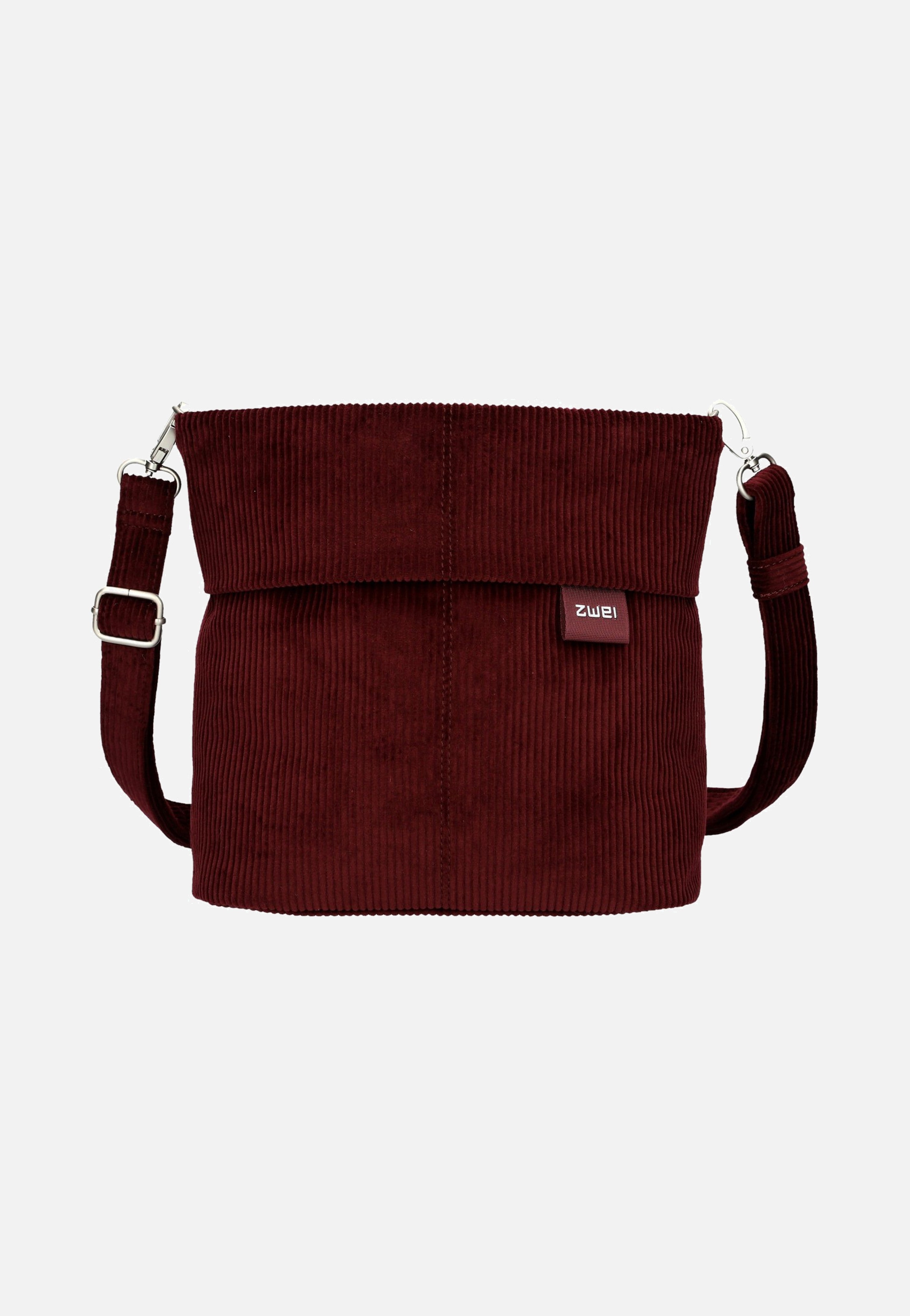 zwei Mademoiselle M8 Cord/Bordeaux Pouch Bag