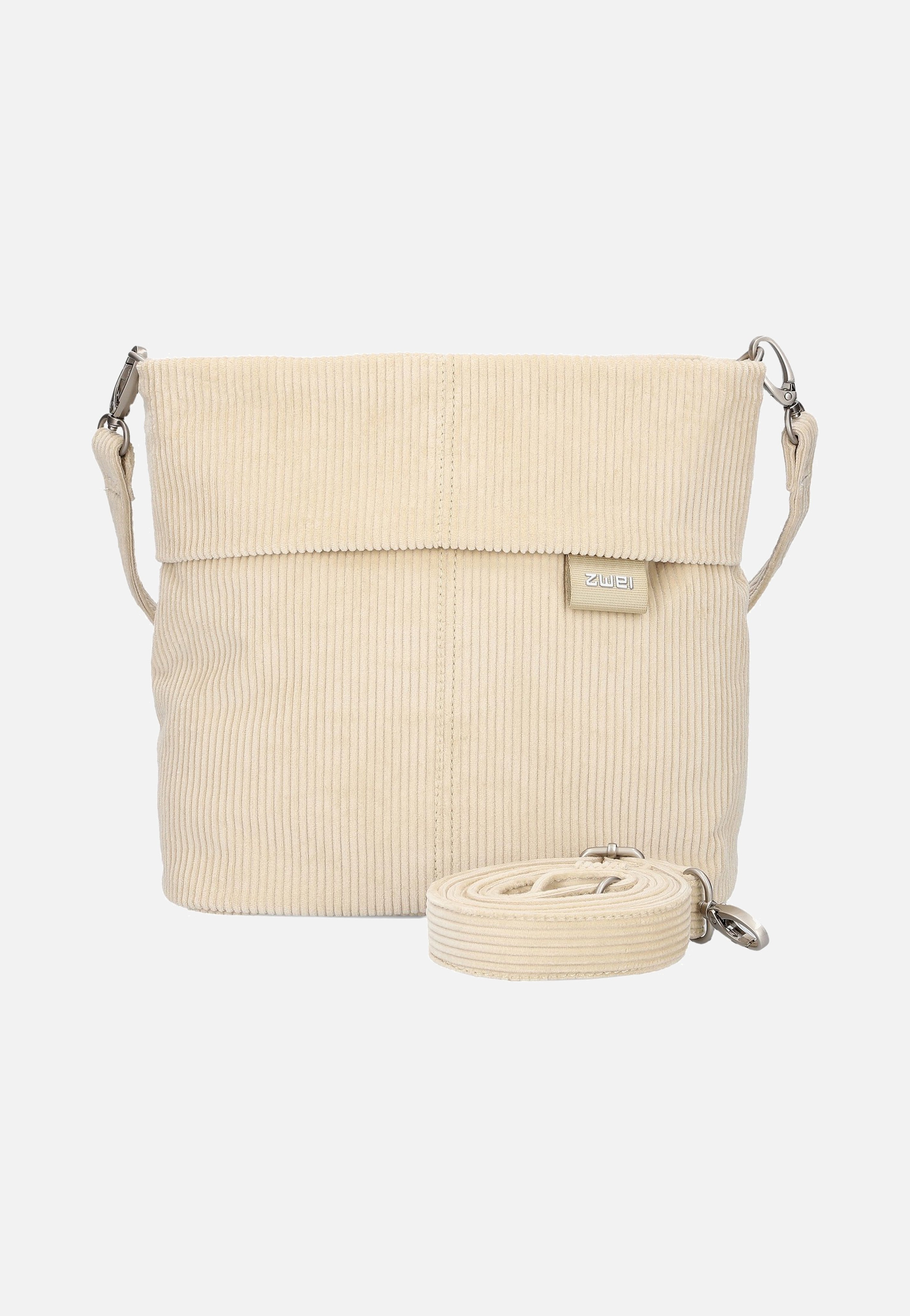 zwei Mademoiselle M8 Cord/Creme Pouch Bag