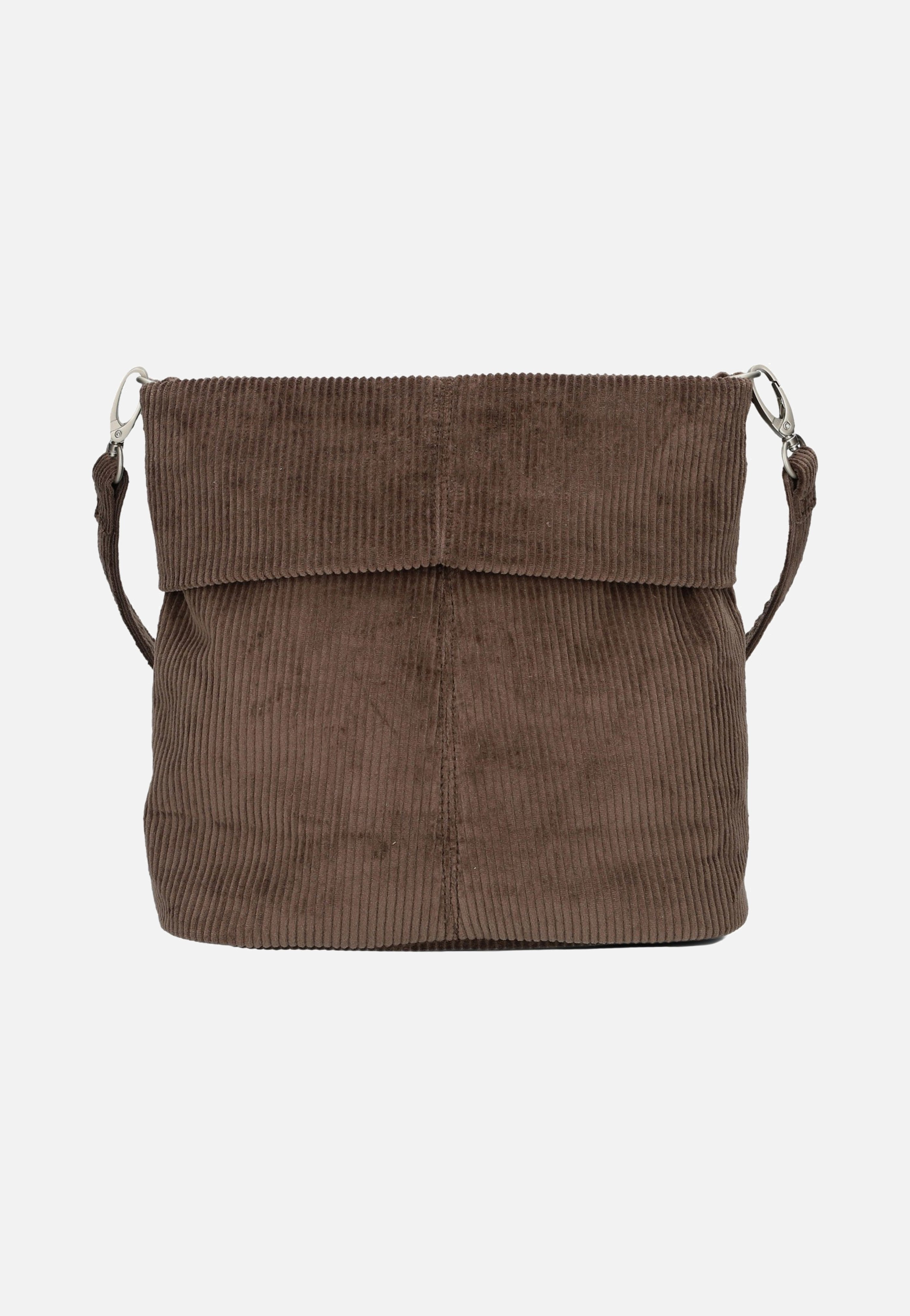 zwei Mademoiselle M8 Cord/Wood Pouch Bag