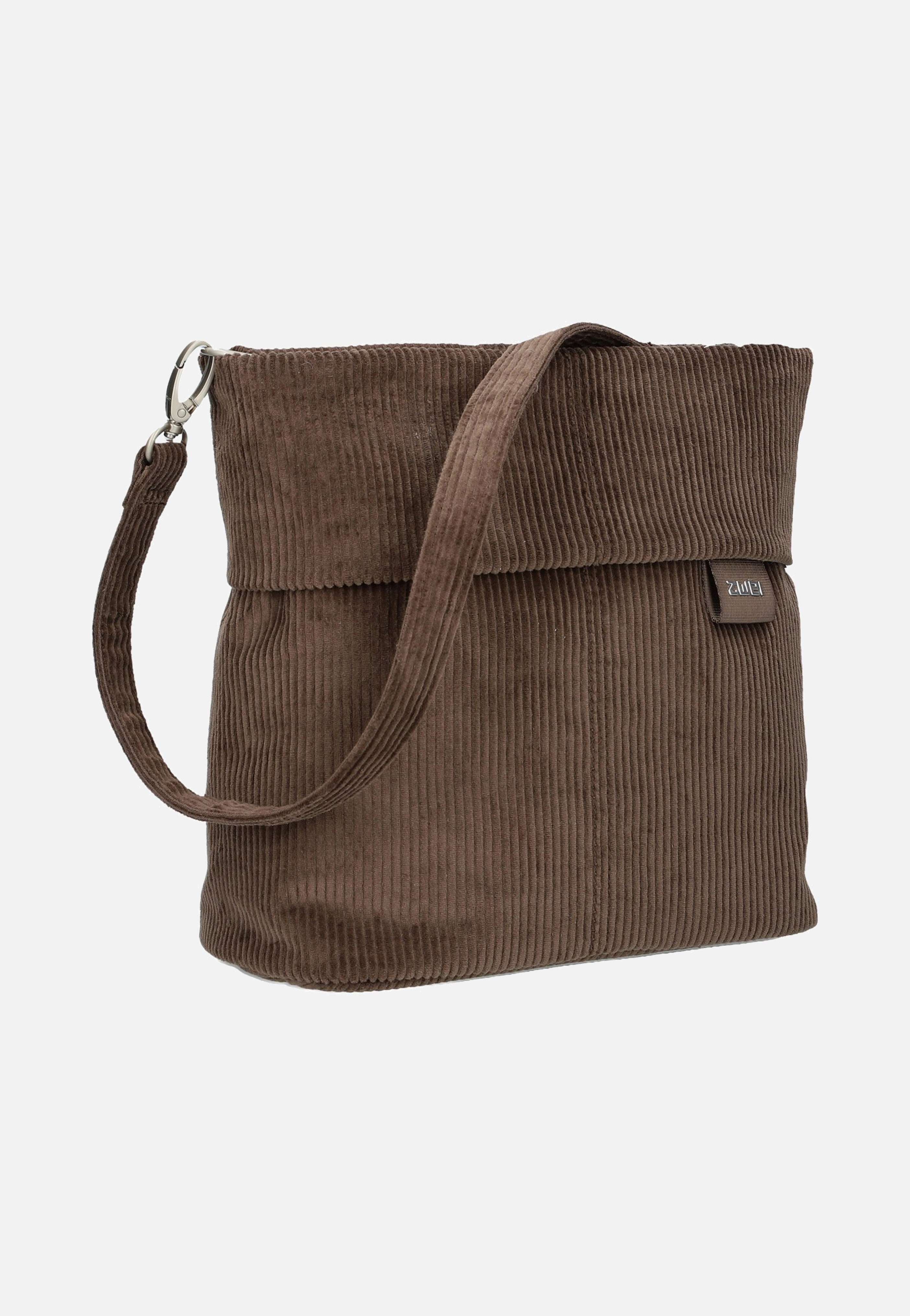 zwei Mademoiselle M8 Cord/Wood Pouch Bag