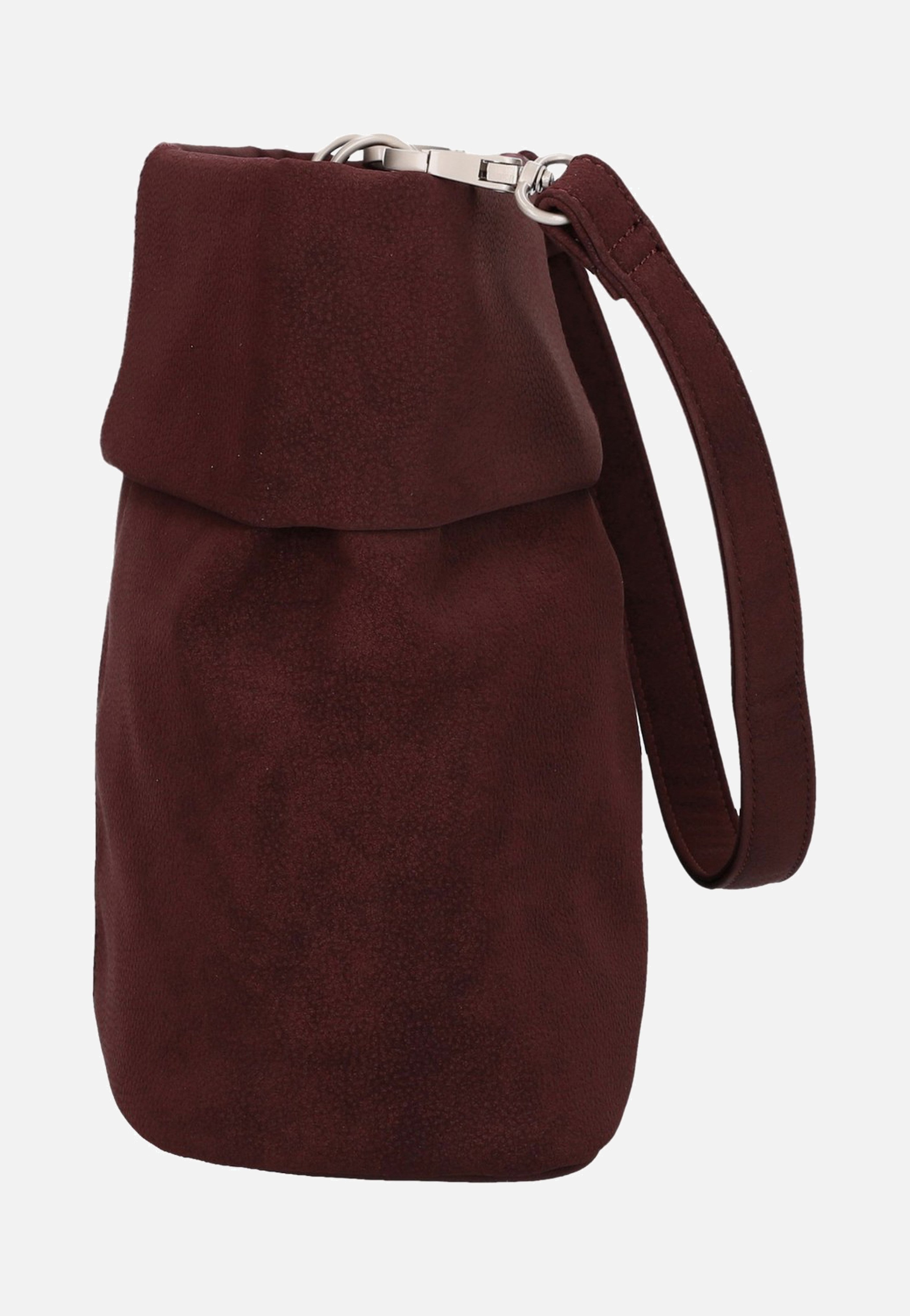 zwei Mademoiselle M8 Nubuk/Bordeaux Pouch Bag