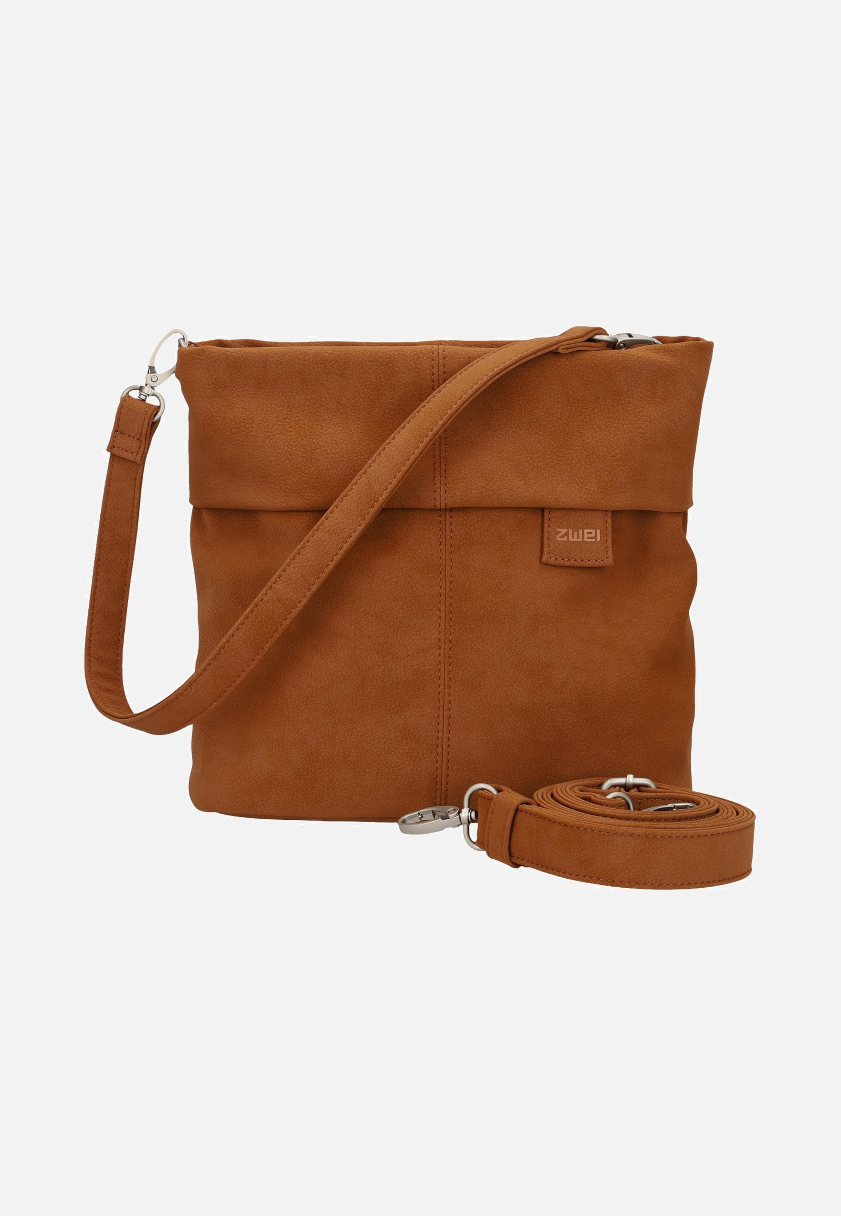 zwei Mademoiselle M8 Nubuk/Cognac Pouch Bag