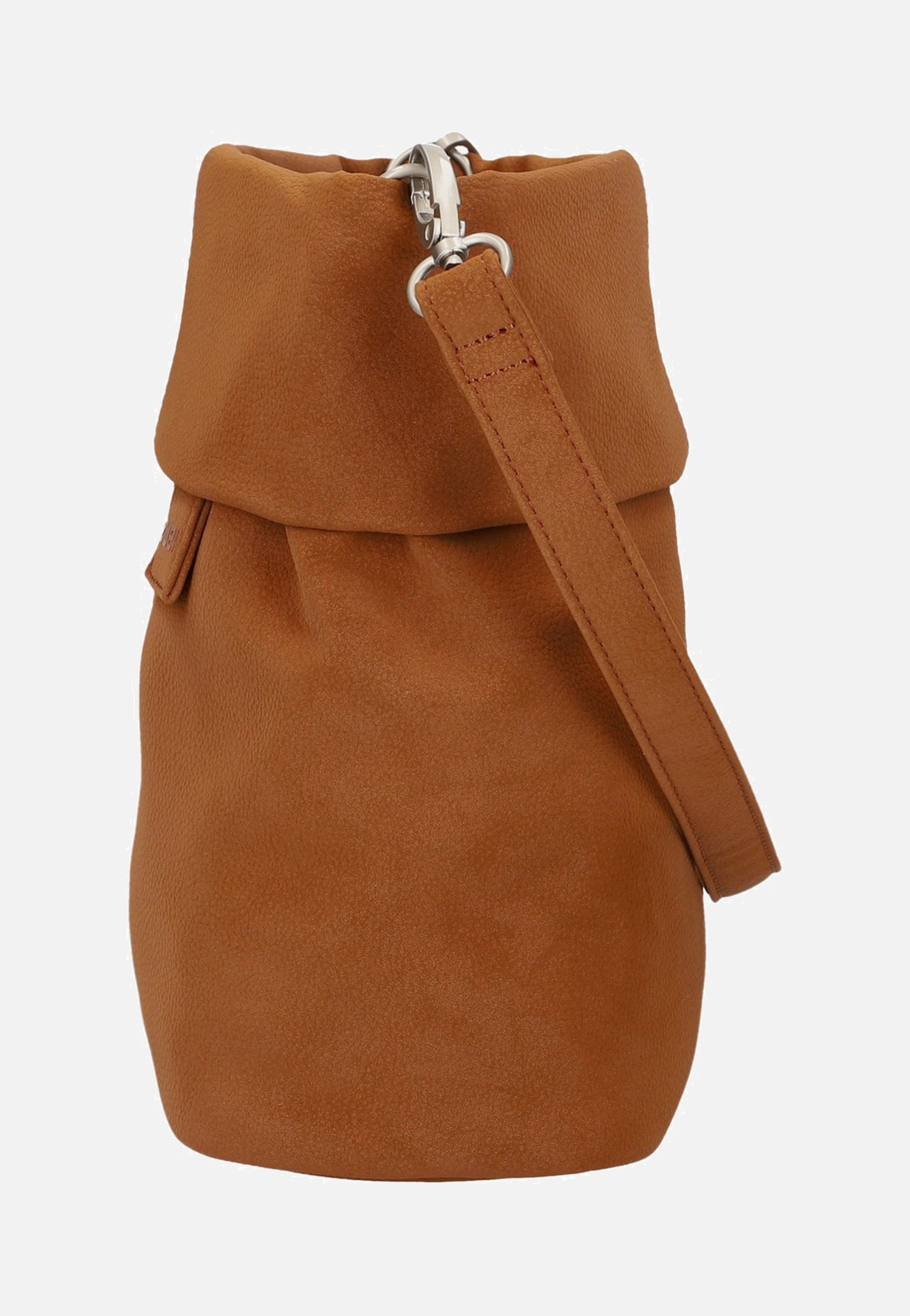 zwei Mademoiselle M8 Nubuk/Cognac Pouch Bag