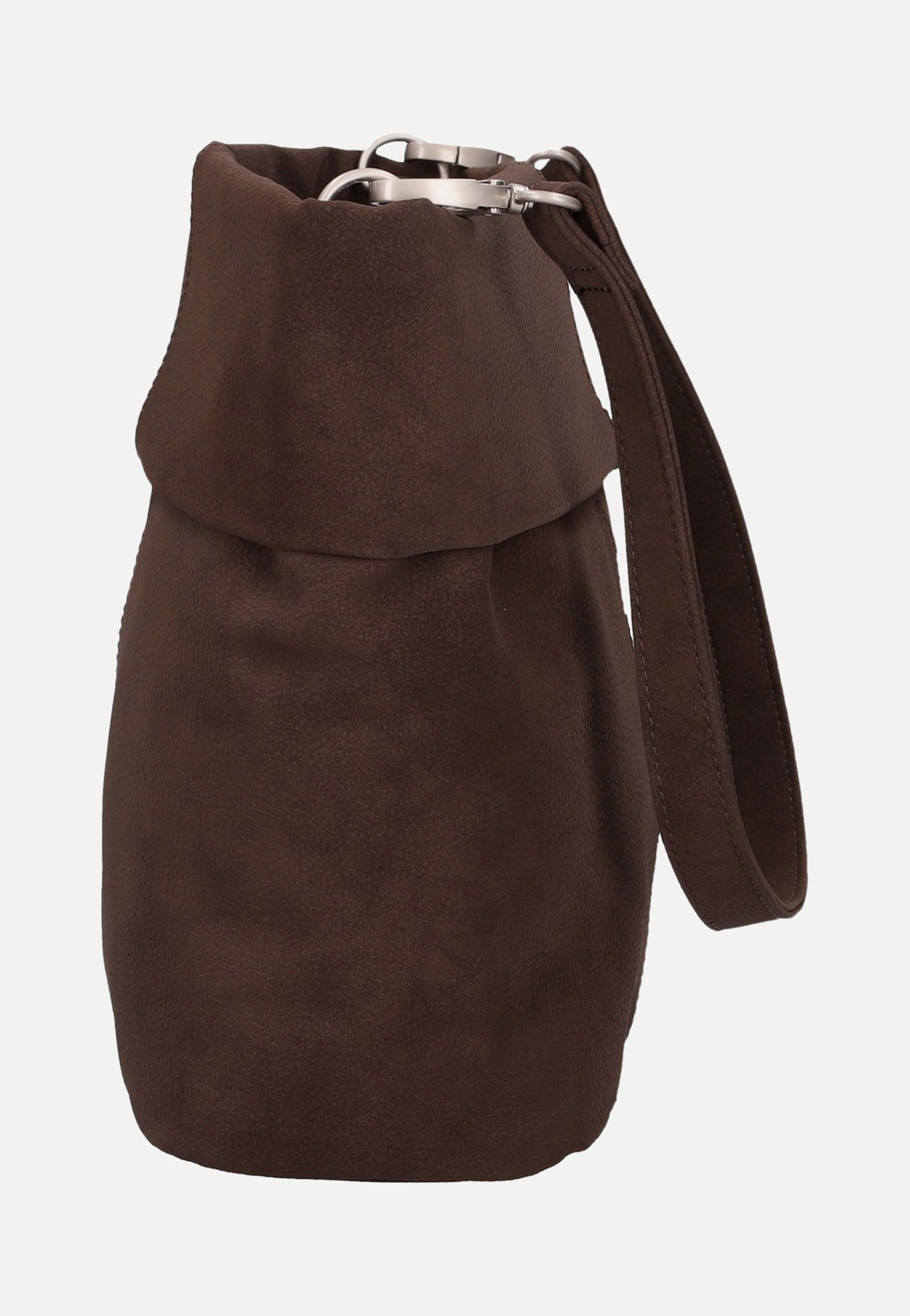 zwei - Mademoiselle M8 Nubuk/Espresso - Pouch Bag | Neutral-Image