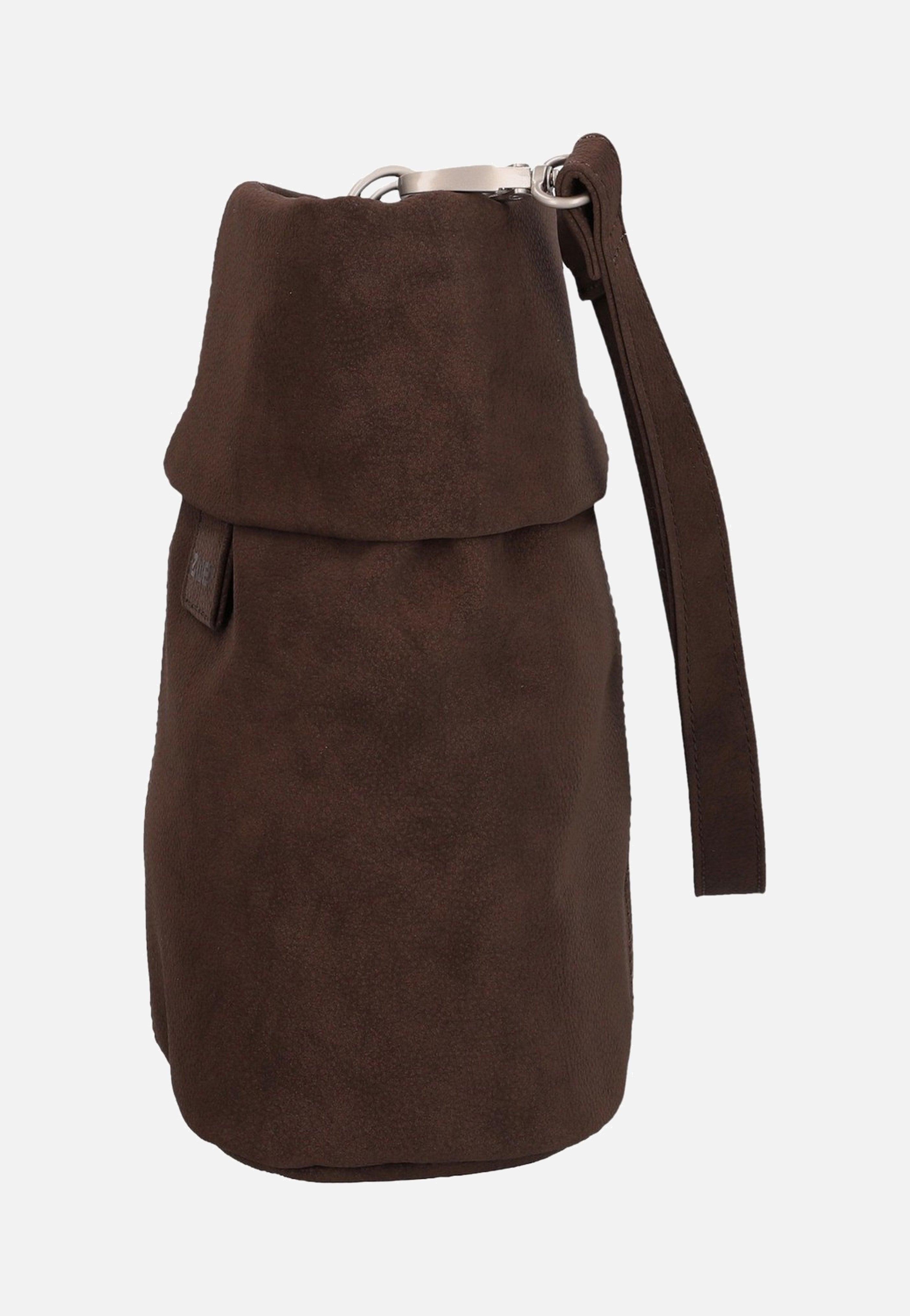 zwei - Mademoiselle M8 Nubuk/Espresso - Pouch Bag | Neutral-Image