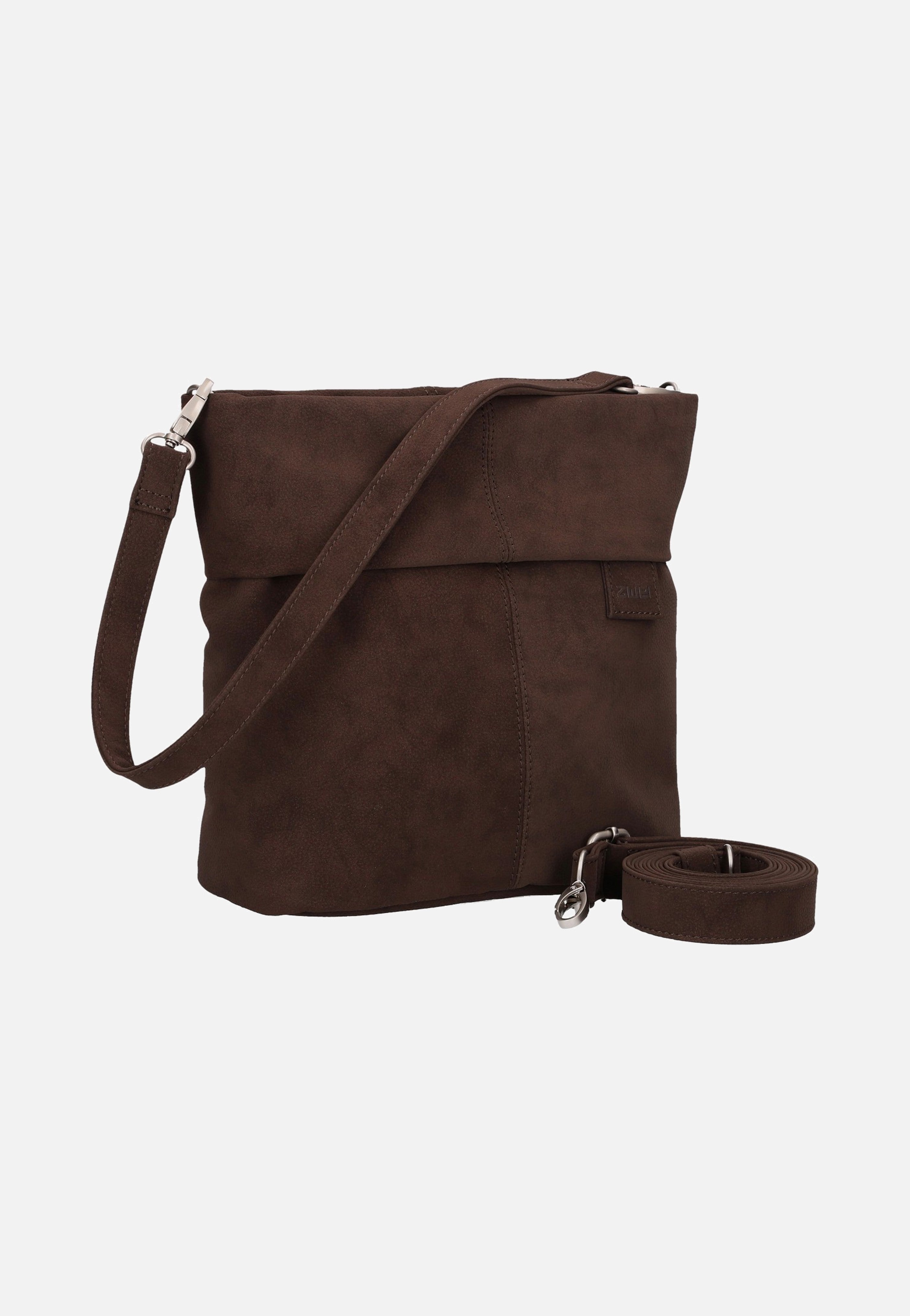 zwei - Mademoiselle M8 Nubuk/Espresso - Pouch Bag | Neutral-Image